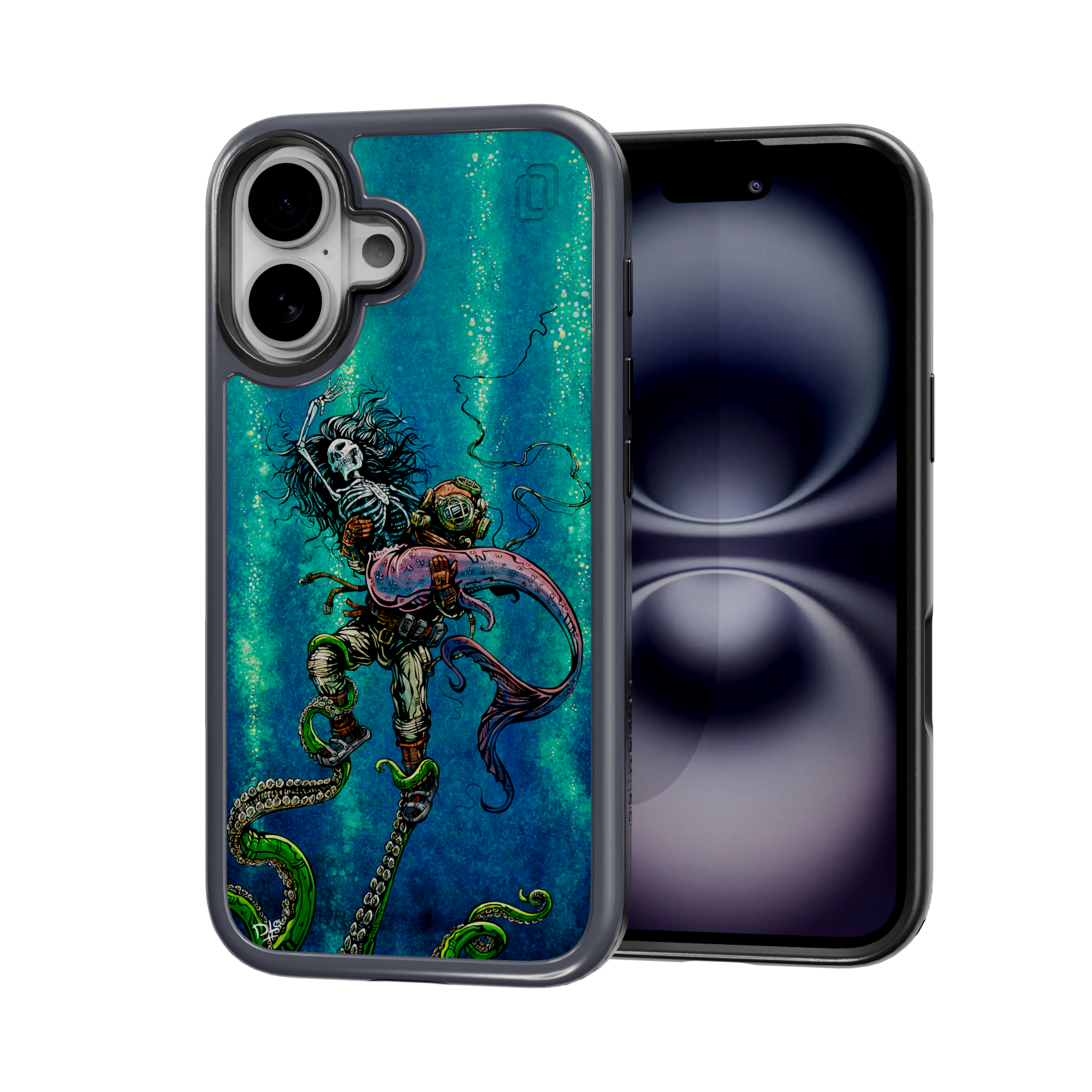 Catch or Release by David Lozeau | iPhone 16 Series | Shock-Absorbent MagSafe® Case iPhone 16 / Future Dusk