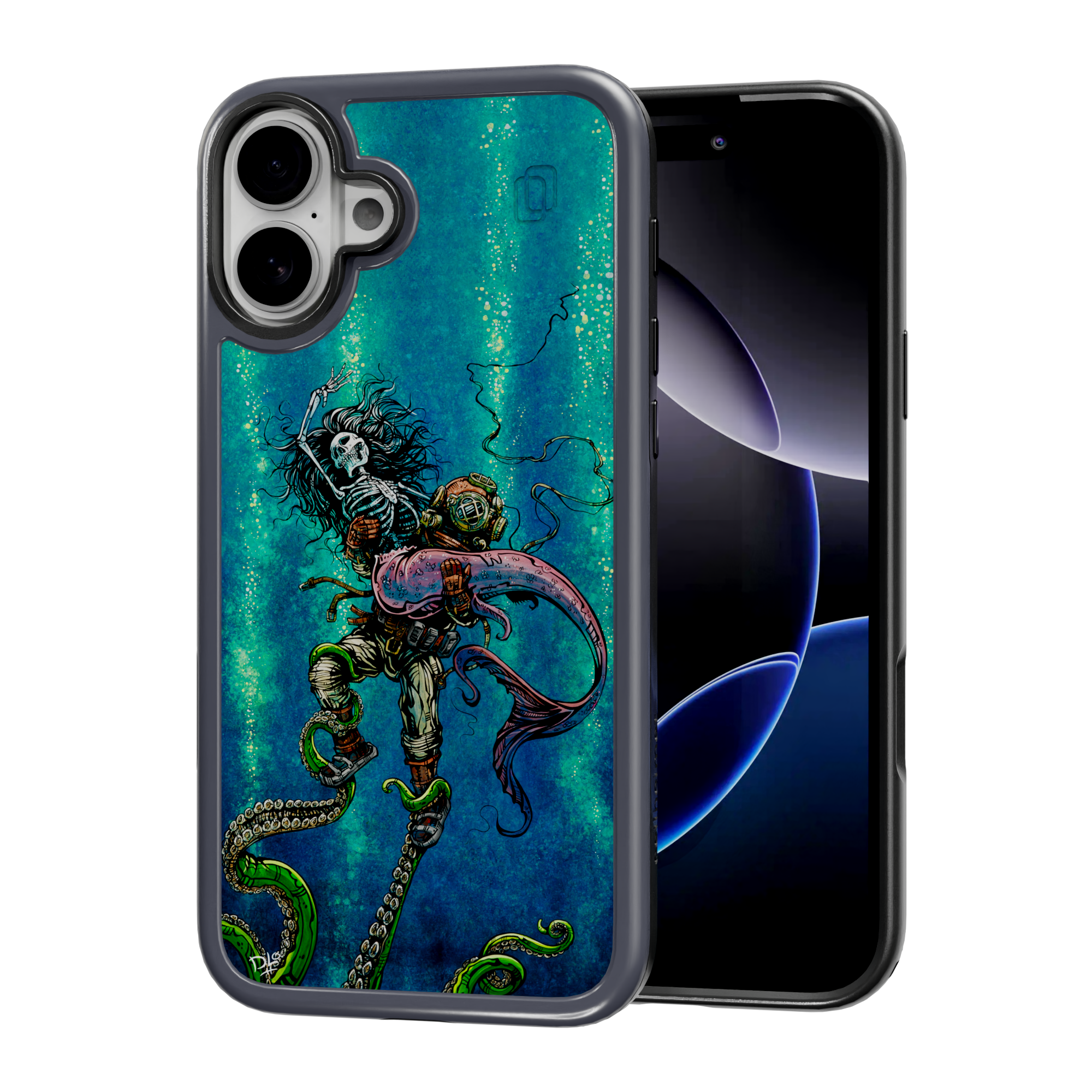 Catch or Release by David Lozeau | iPhone 16 Series | Shock-Absorbent MagSafe® Case iPhone 16 Plus / Future Dusk