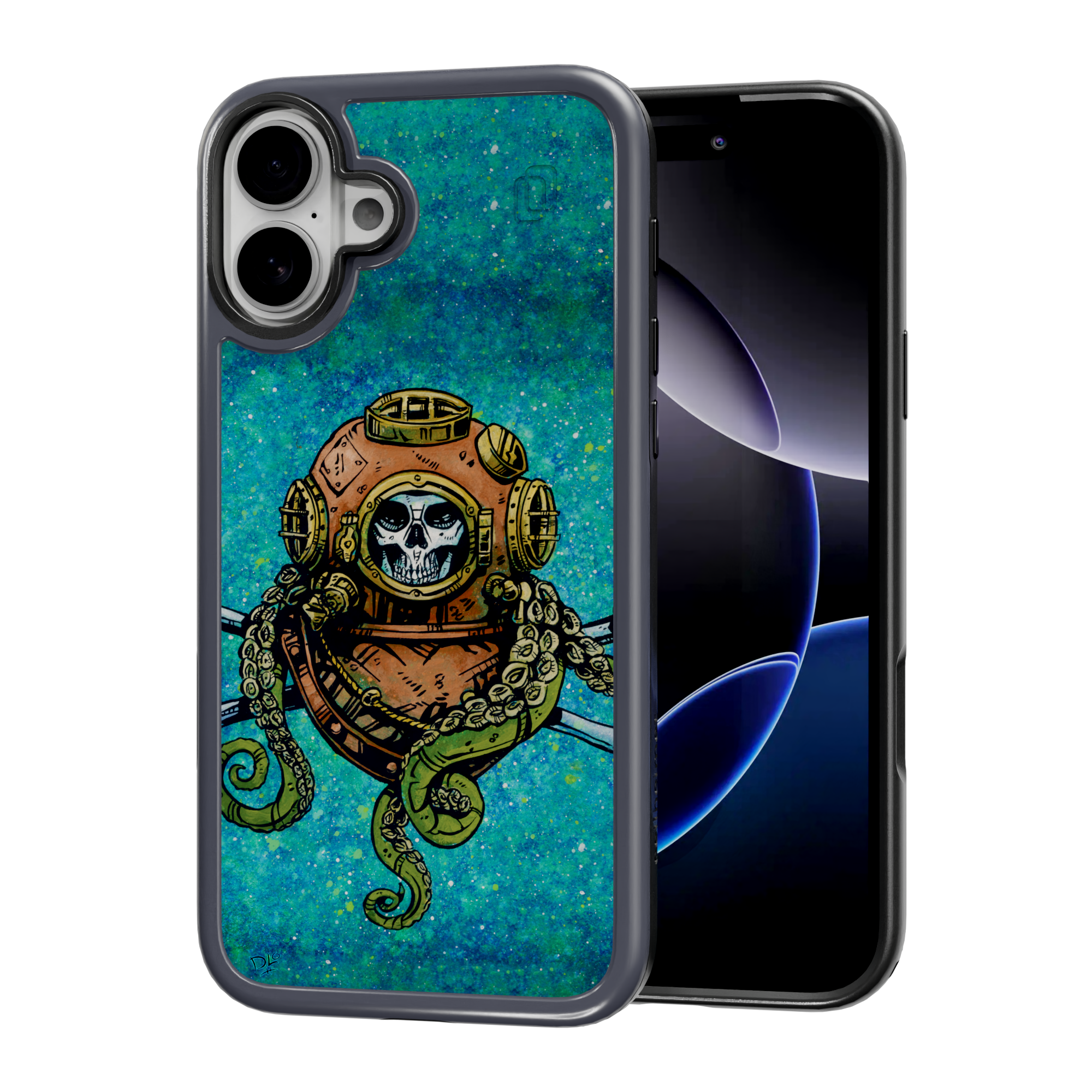 Diver Down by David Lozeau | iPhone 16 Series | Shock-Absorbent MagSafe® Case iPhone 16 Plus / Future Dusk