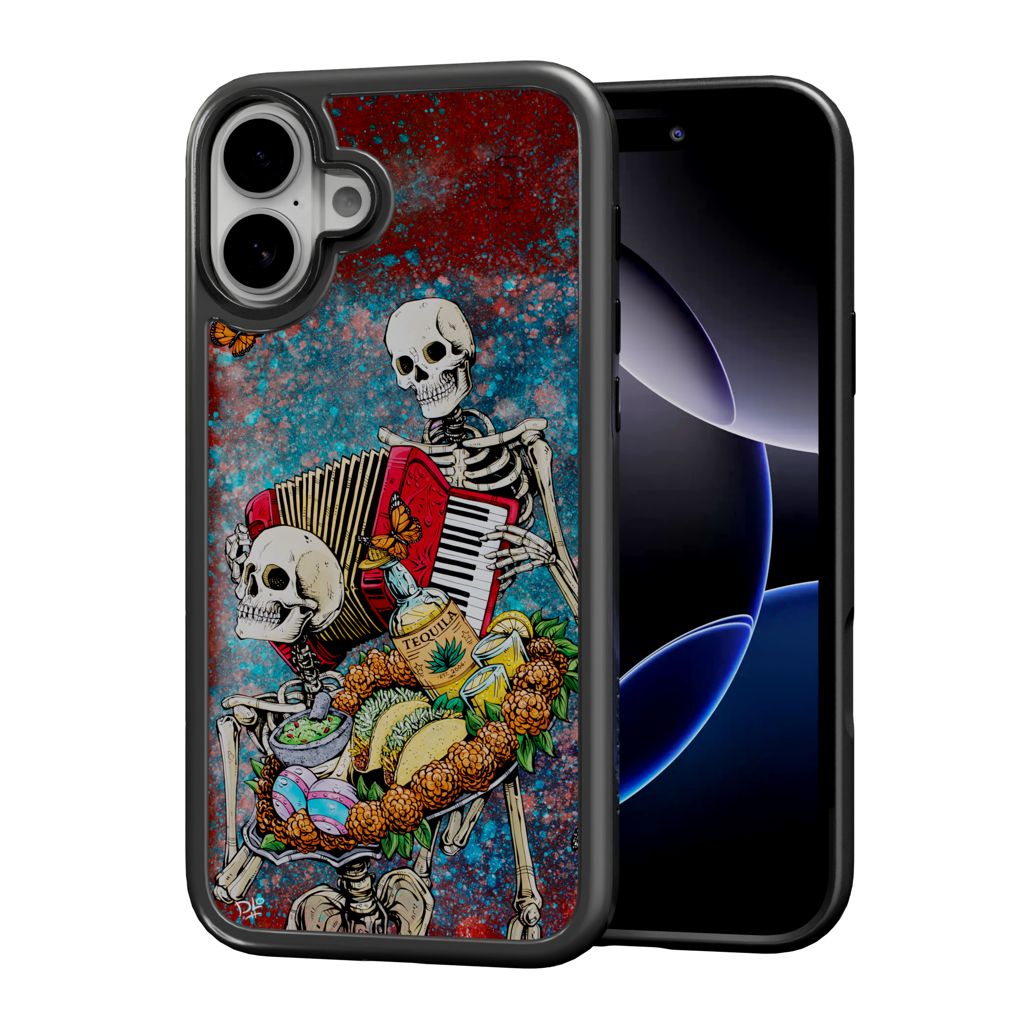 Bounty of Life by David Lozeau | iPhone 16 Series | Shock-Absorbent MagSafe® Case iPhone 16 Plus / Onyx Black