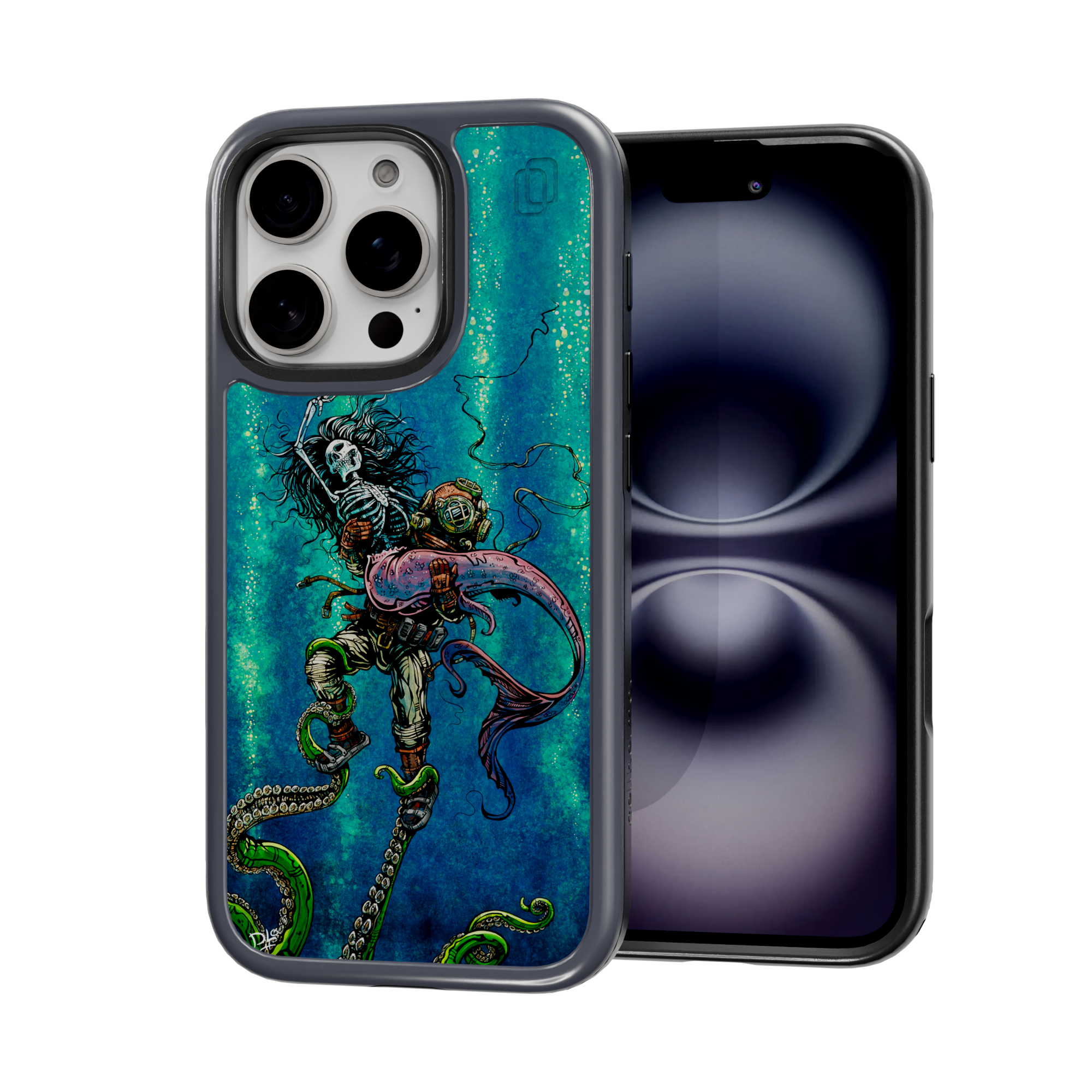 Catch or Release by David Lozeau | iPhone 16 Series | Shock-Absorbent MagSafe® Case iPhone 16 Pro / Future Dusk