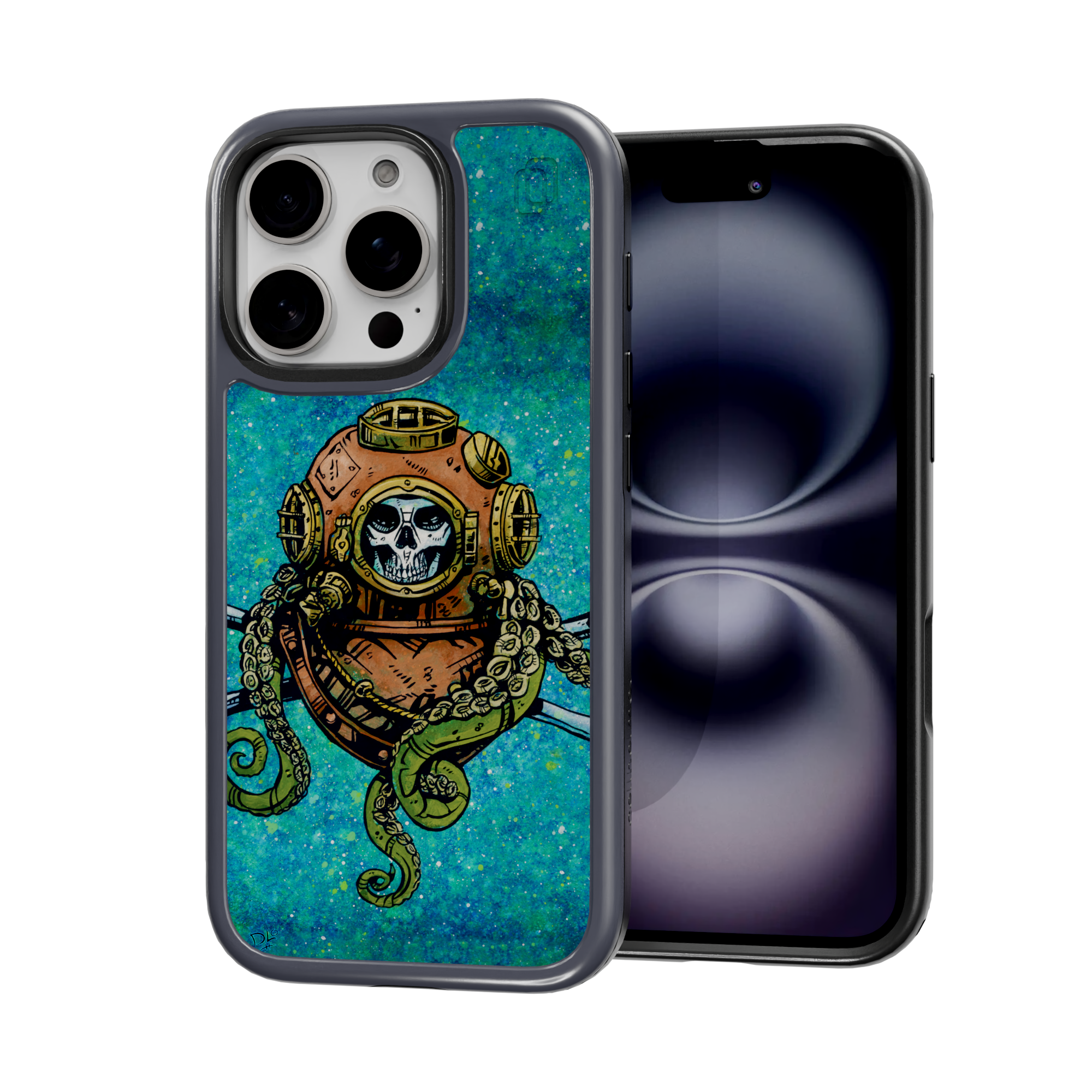 Diver Down by David Lozeau | iPhone 16 Series | Shock-Absorbent MagSafe® Case iPhone 16 Pro / Future Dusk