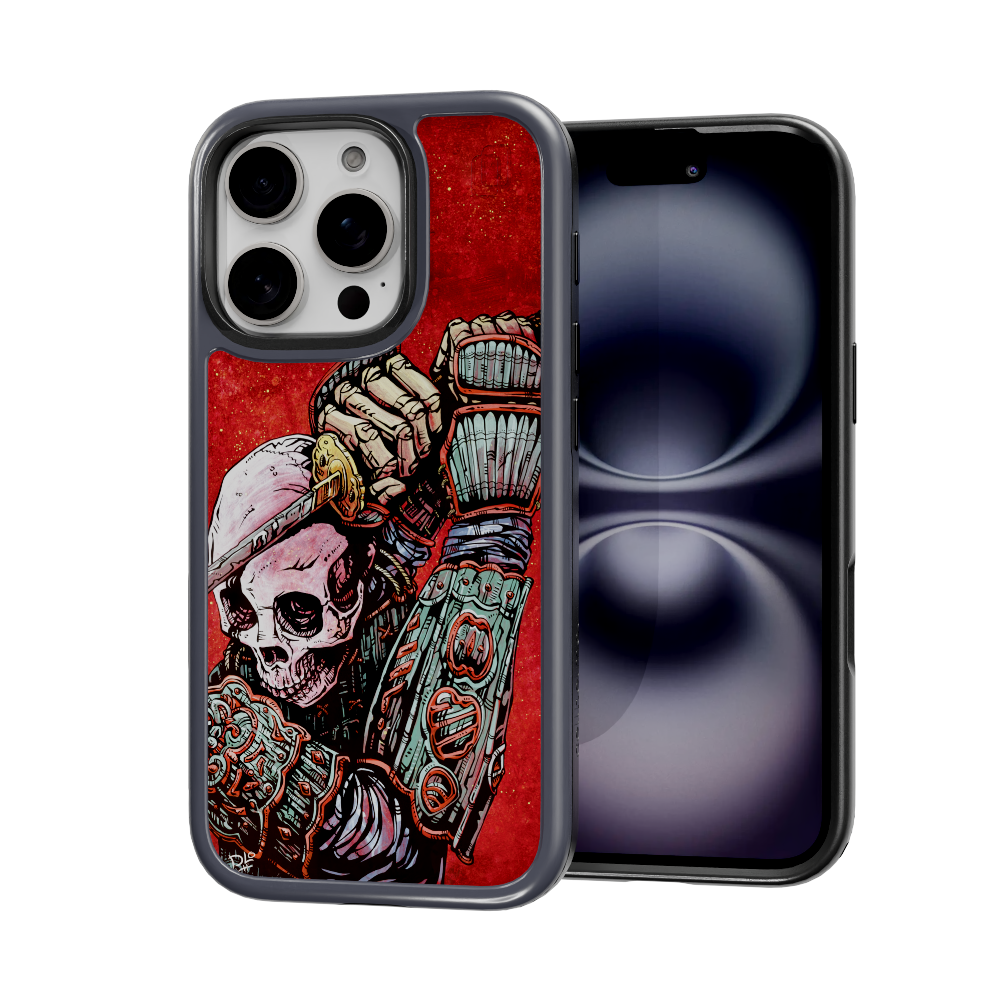 Strength by David Lozeau | iPhone 16 Series | Shock-Absorbent MagSafe® Case iPhone 16 Pro / Future Dusk