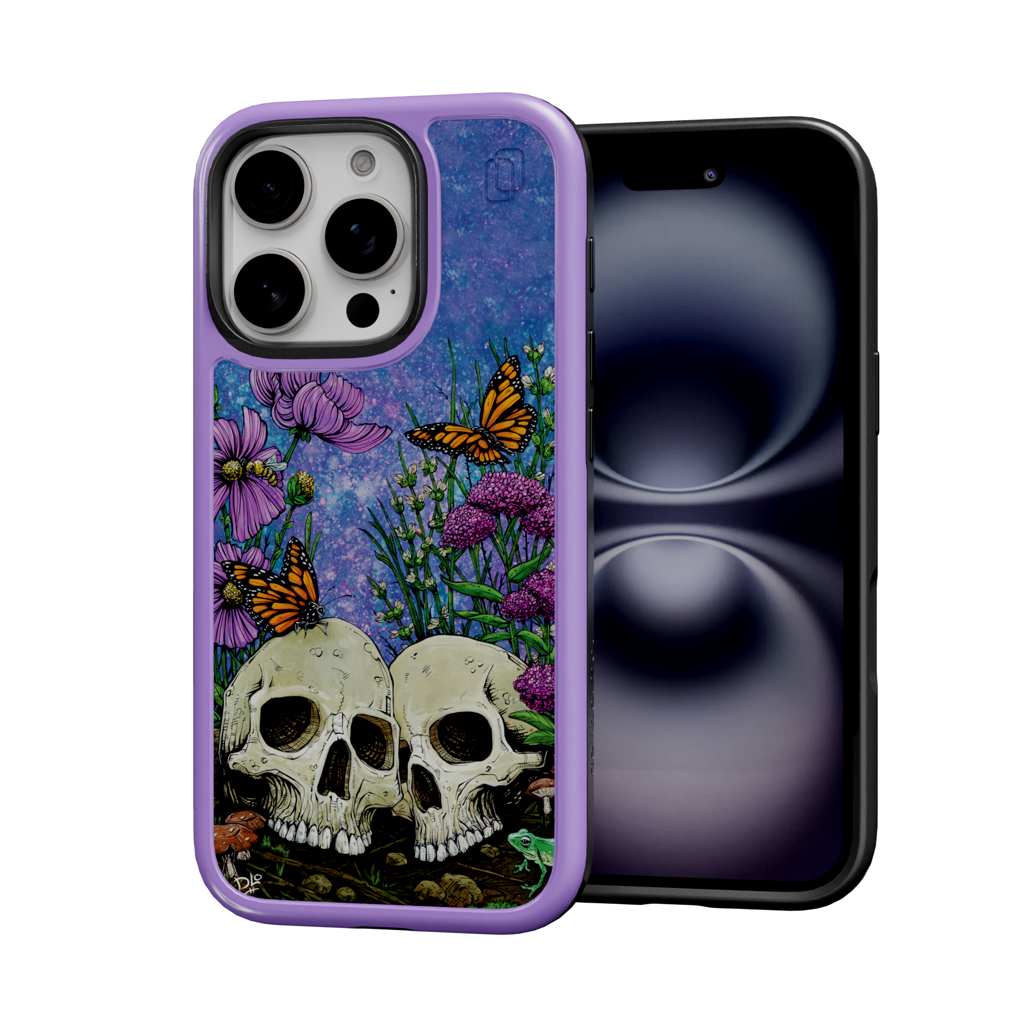 Together Forever by David Lozeau | iPhone 16 Series | Shock-Absorbent MagSafe® Case iPhone 16 Pro / Lilac Purple