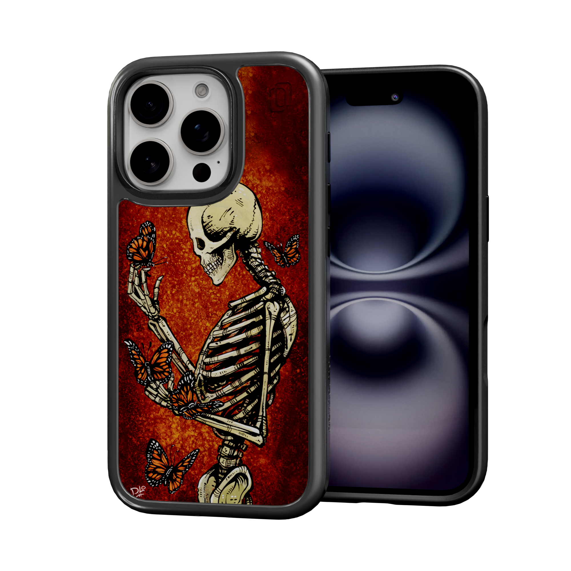 Metamorphosis by David Lozeau | iPhone 16 Series | Shock-Absorbent MagSafe® Case iPhone 16 Pro / Onyx Black