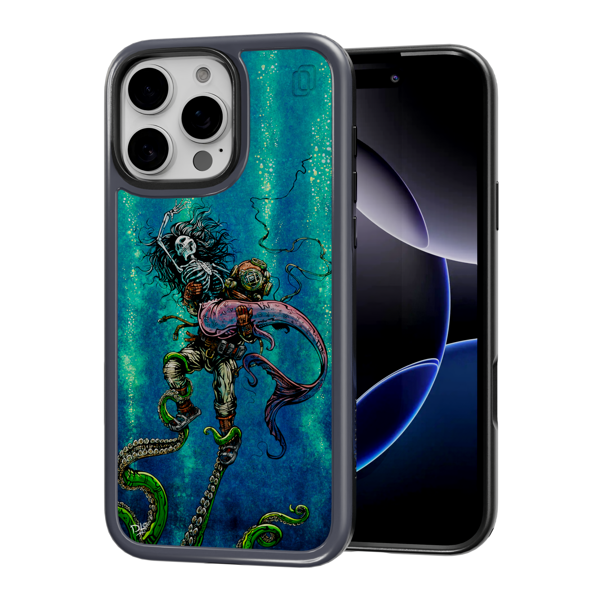 Catch or Release by David Lozeau | iPhone 16 Series | Shock-Absorbent MagSafe® Case iPhone 16 Pro Max / Future Dusk