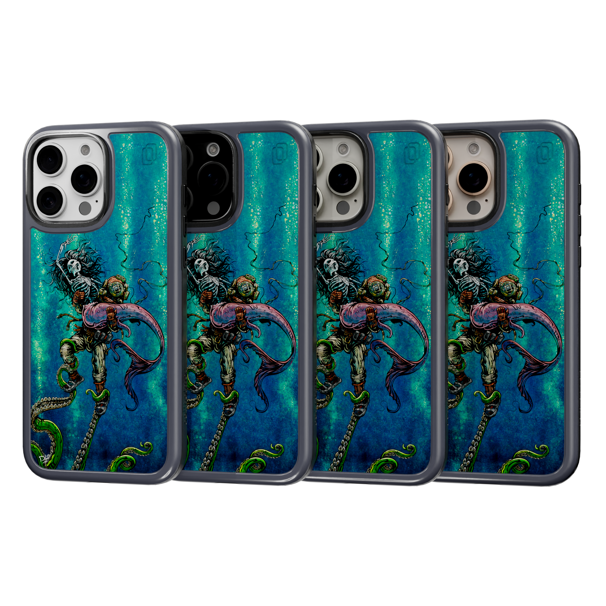 Catch or Release by David Lozeau | iPhone 16 Series | Shock-Absorbent MagSafe® Case iPhone 16 Pro Max / Future Dusk