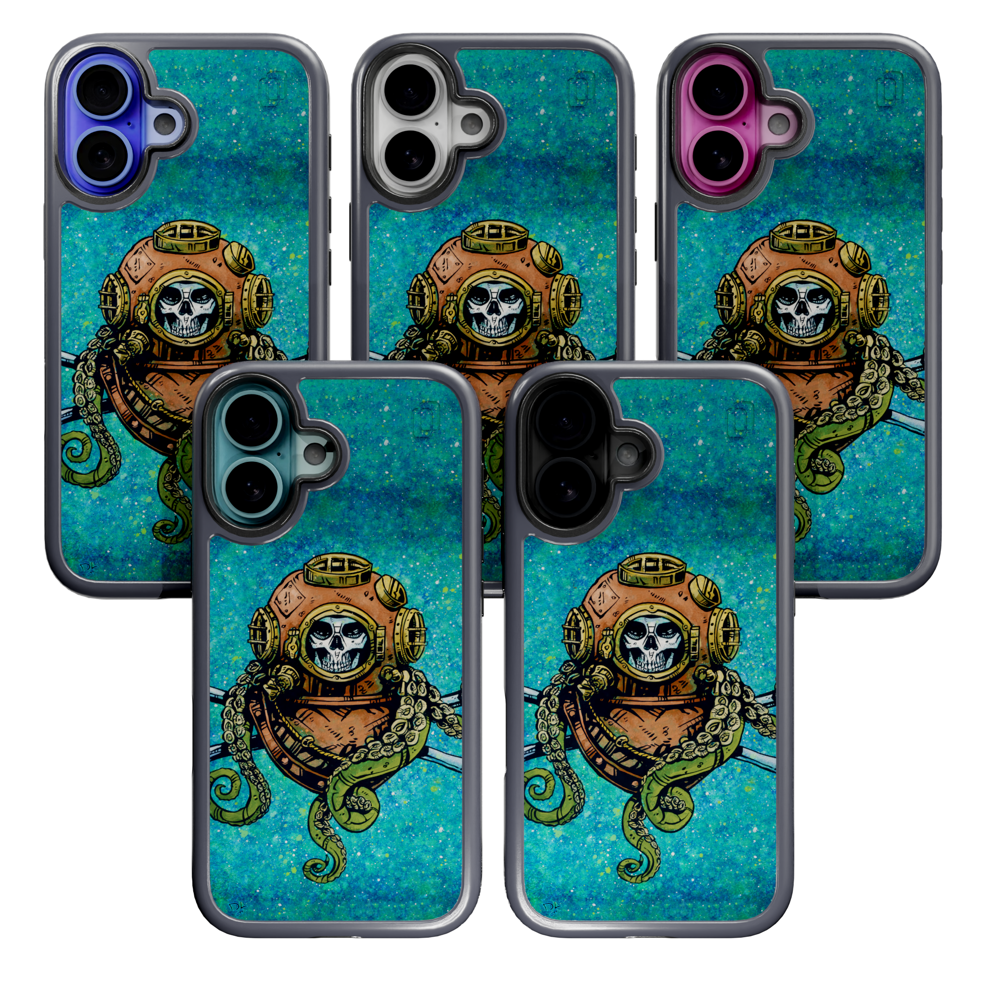 Diver Down by David Lozeau | iPhone 16 Series | Shock-Absorbent MagSafe® Case iPhone 16 Pro Max / Future Dusk