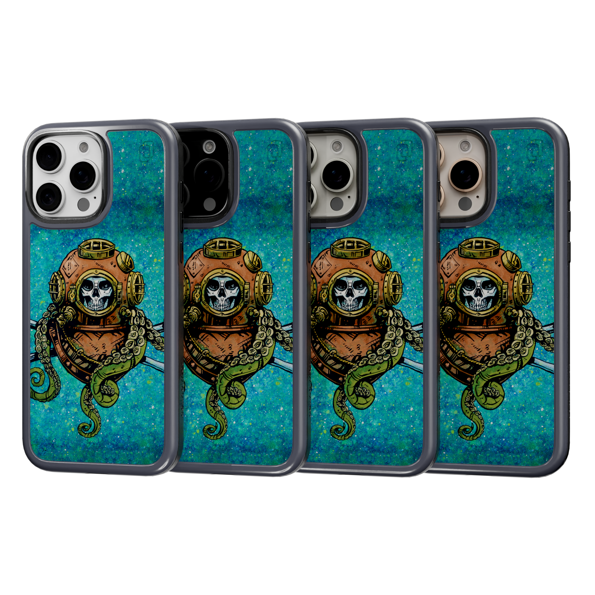 Diver Down by David Lozeau | iPhone 16 Series | Shock-Absorbent MagSafe® Case iPhone 16 Pro Max / Future Dusk