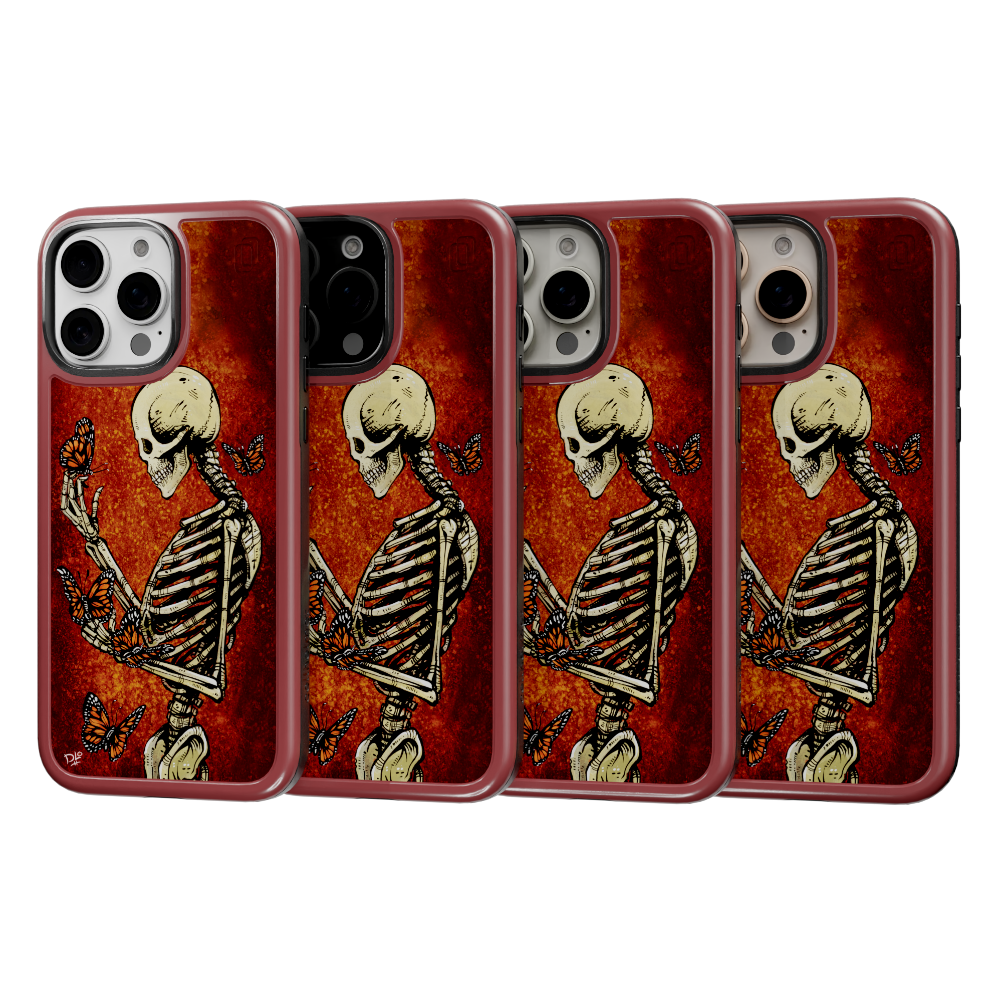 Metamorphosis by David Lozeau | iPhone 16 Series | Shock-Absorbent MagSafe® Case iPhone 16 Pro Max / Lava Red