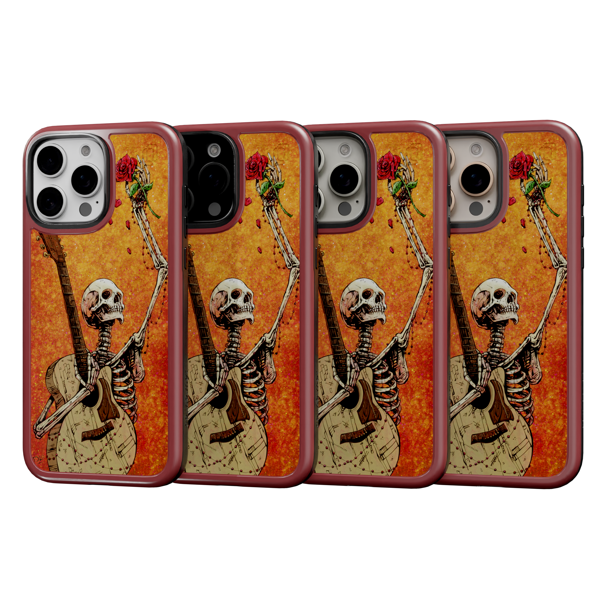 Until the Last Note by David Lozeau | iPhone 16 Series | Shock-Absorbent MagSafe® Case iPhone 16 Pro Max / Lava Red