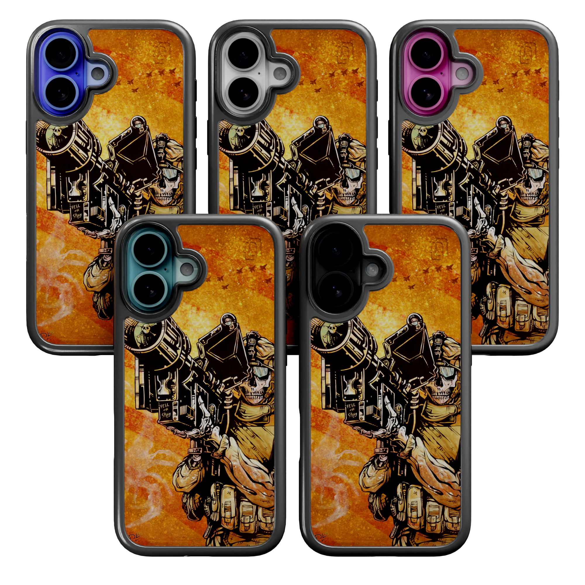 Feel the Sting by David Lozeau | iPhone 16 Series | Shock-Absorbent MagSafe® Case iPhone 16 Pro Max / Onyx Black