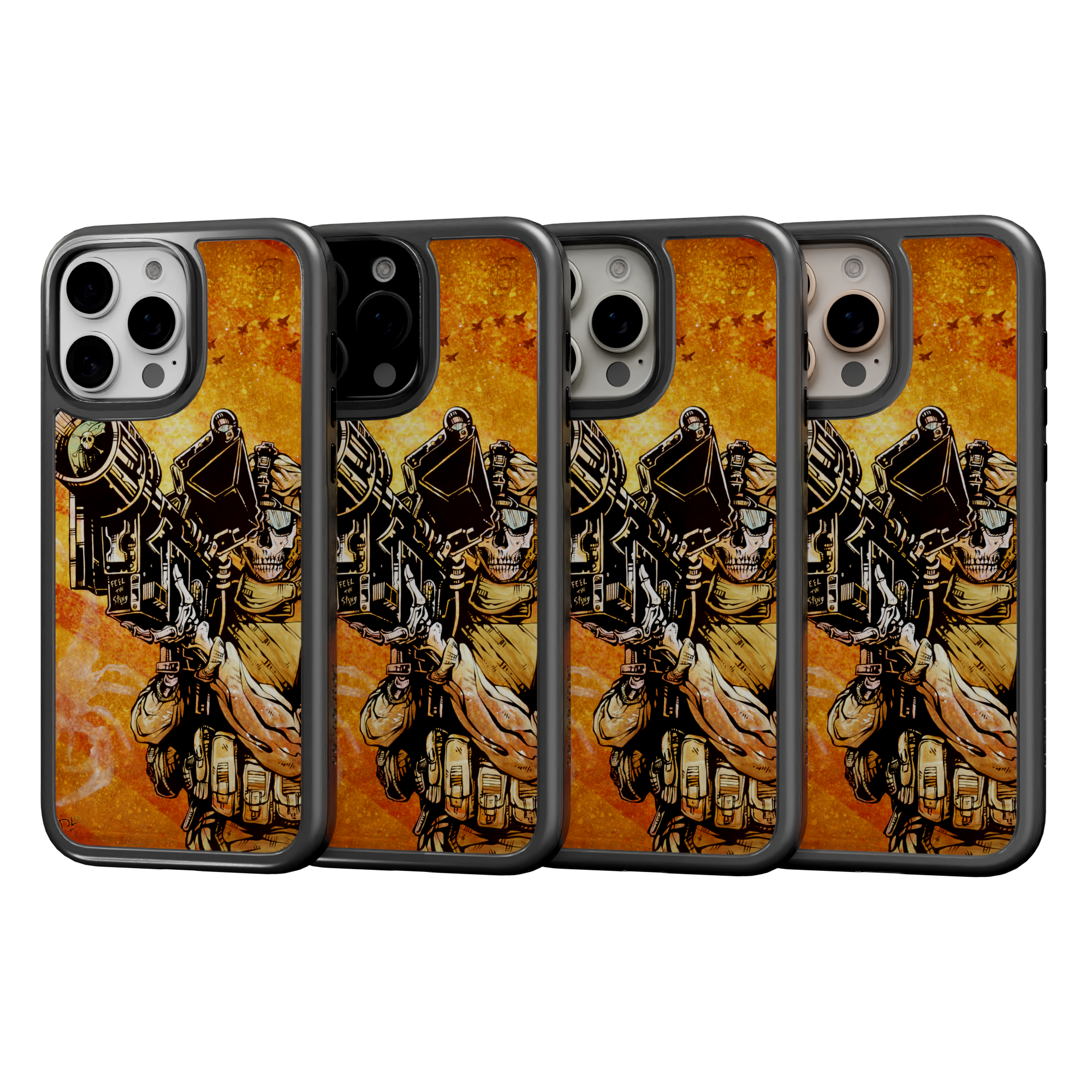 Feel the Sting by David Lozeau | iPhone 16 Series | Shock-Absorbent MagSafe® Case iPhone 16 Pro Max / Onyx Black