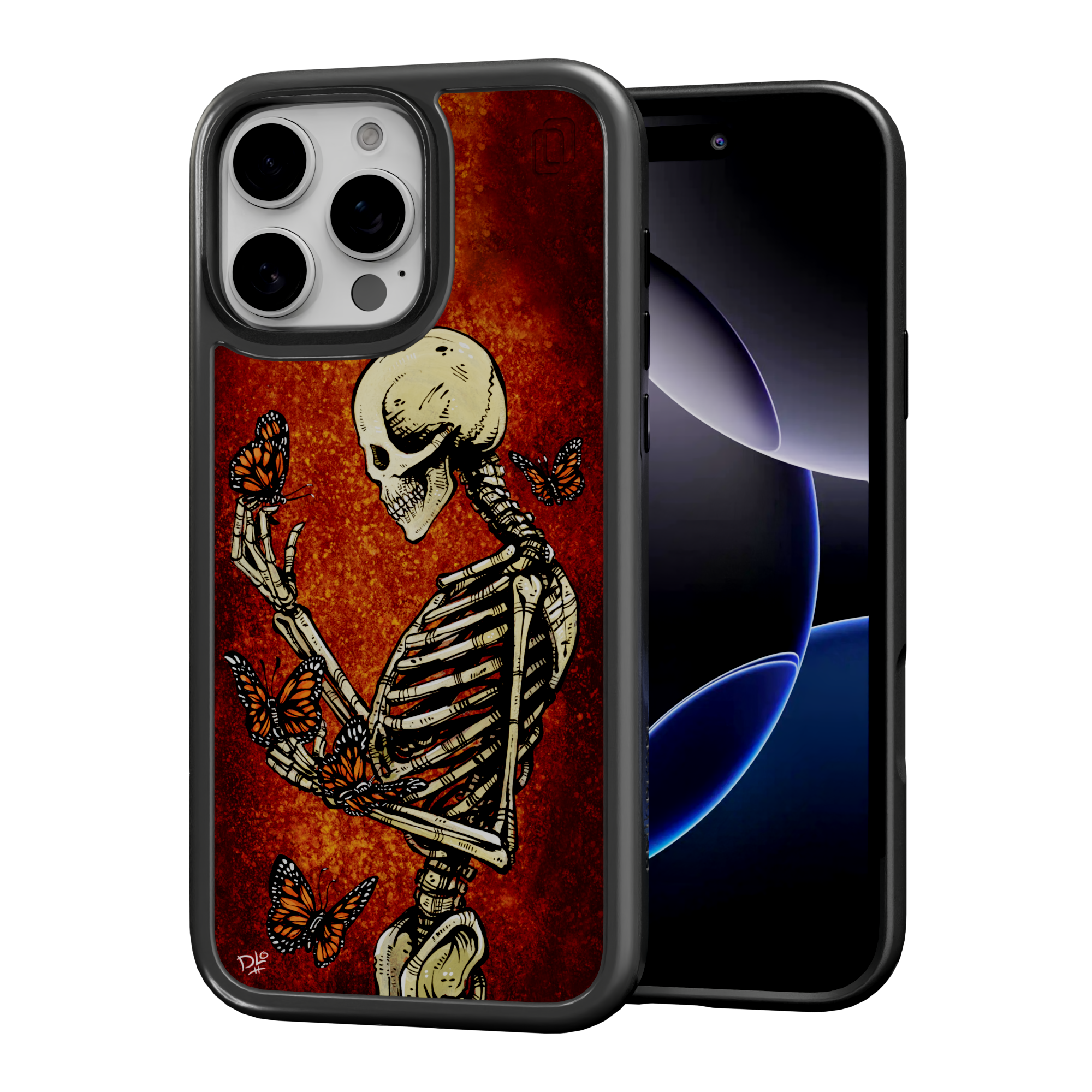 Metamorphosis by David Lozeau | iPhone 16 Series | Shock-Absorbent MagSafe® Case iPhone 16 Pro Max / Onyx Black