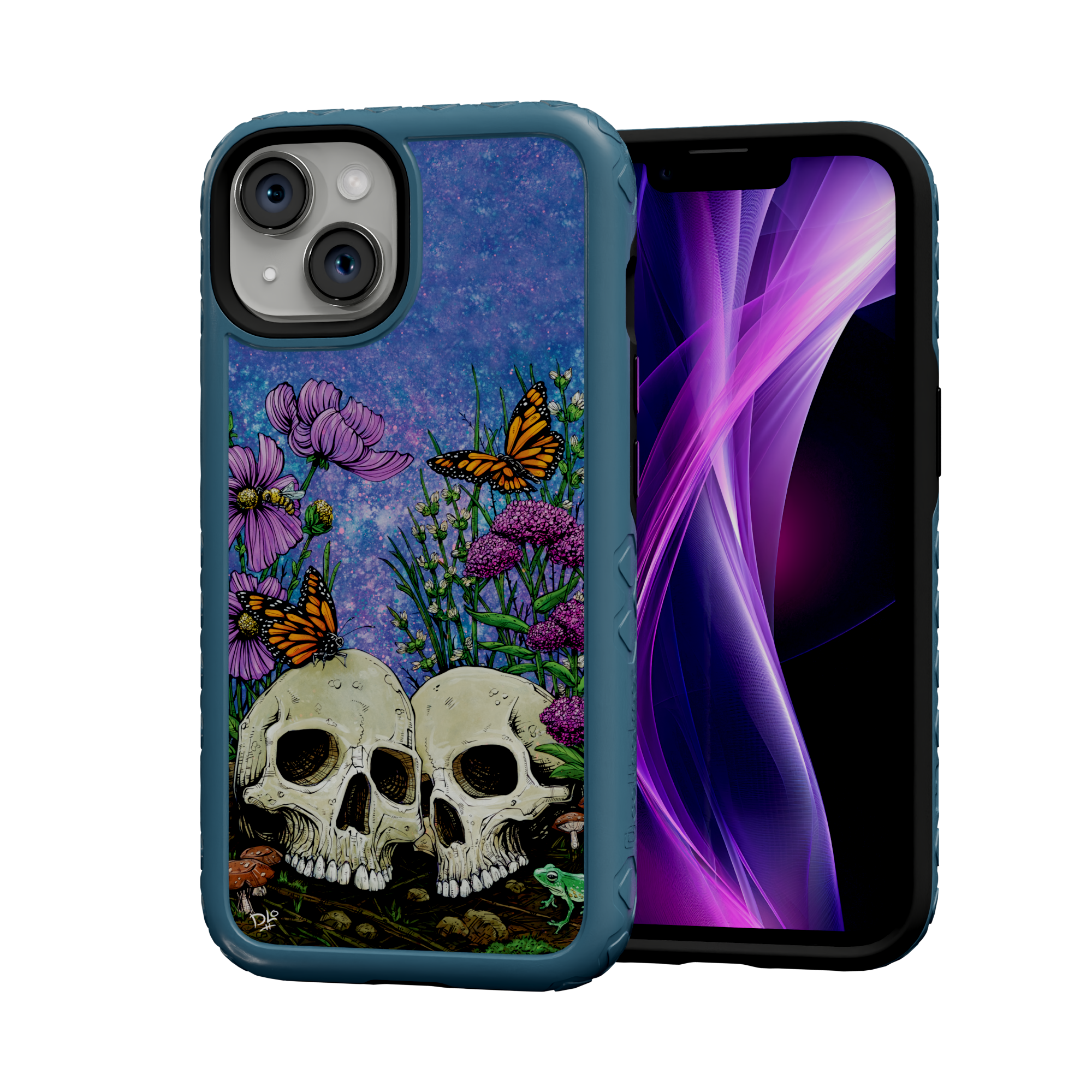 Together Forever by David Lozeau | iPhone 14 Series | Shock-Absorbent MagSafe® Case iPhone 14 / Deep Sea Blue