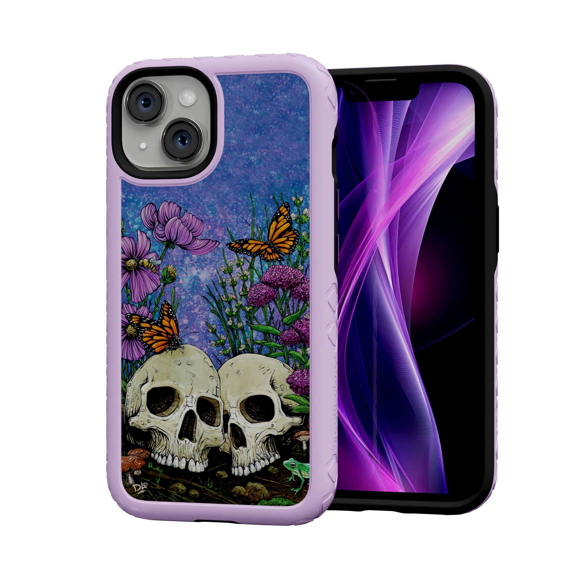 Together Forever by David Lozeau | iPhone 14 Series | Shock-Absorbent MagSafe® Case iPhone 14 / Lilac Blossom Purple