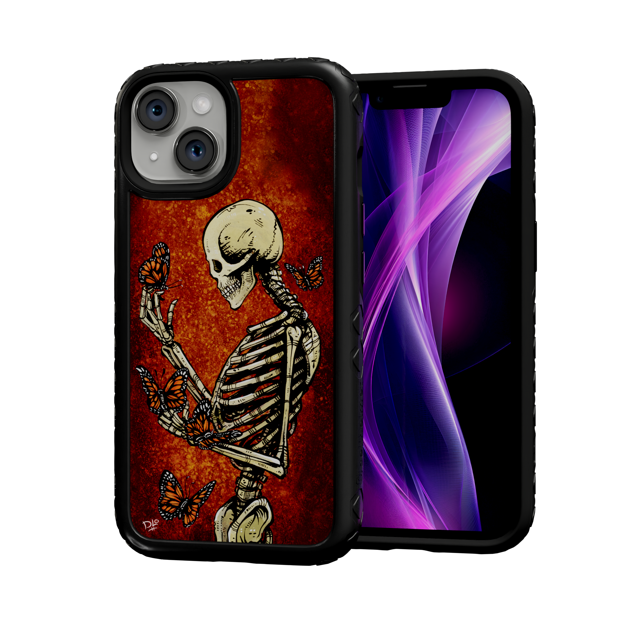 Metamorphosis by David Lozeau | iPhone 14 Series | Shock-Absorbent MagSafe® Case iPhone 14 / Onyx Black