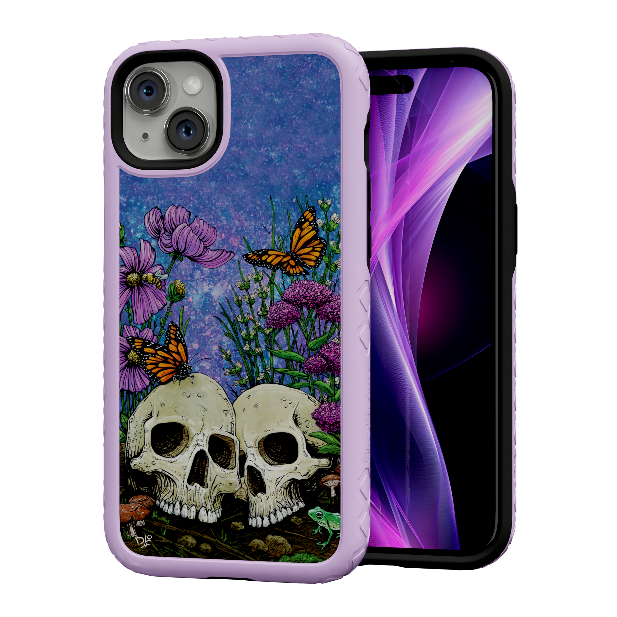 Together Forever by David Lozeau | iPhone 14 Series | Shock-Absorbent MagSafe® Case iPhone 14 Plus / Lilac Blossom Purple