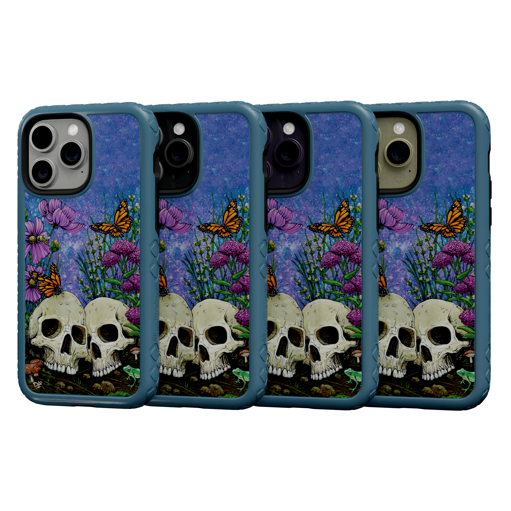 Together Forever by David Lozeau | iPhone 14 Series | Shock-Absorbent MagSafe® Case iPhone 14 Pro Max / Deep Sea Blue