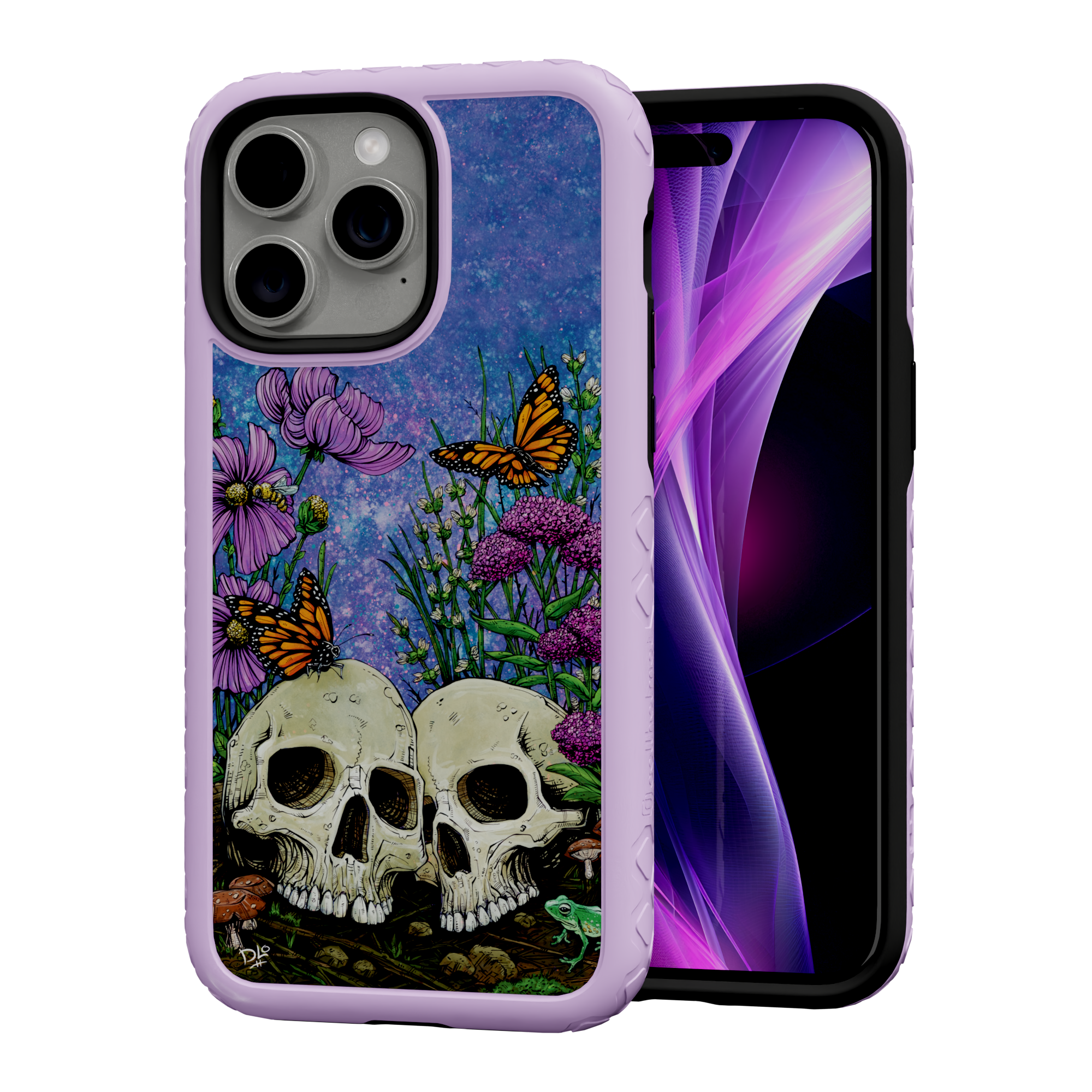 Together Forever by David Lozeau | iPhone 14 Series | Shock-Absorbent MagSafe® Case iPhone 14 Pro Max / Lilac Blossom Purple