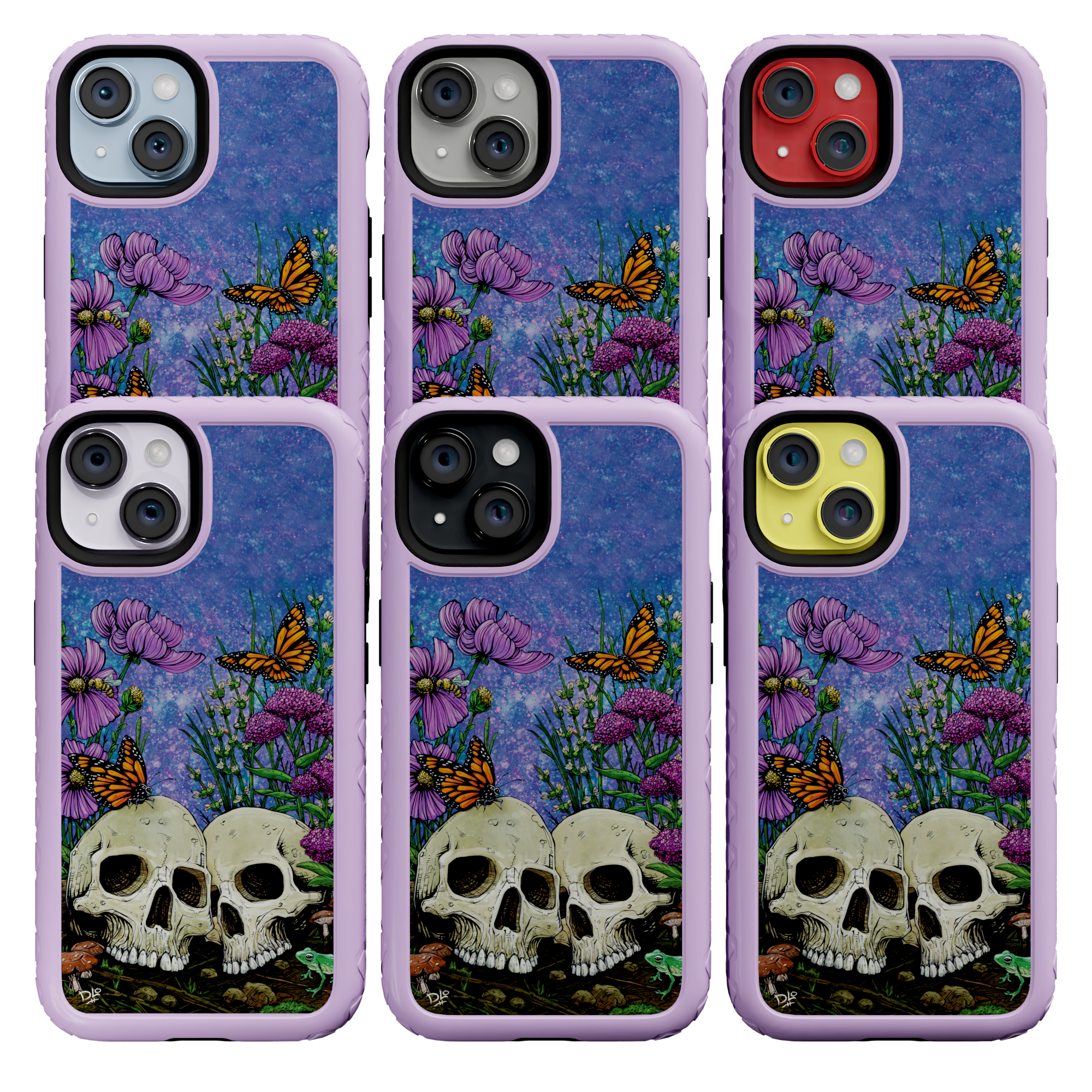 Together Forever by David Lozeau | iPhone 14 Series | Shock-Absorbent MagSafe® Case iPhone 14 Pro Max / Lilac Blossom Purple