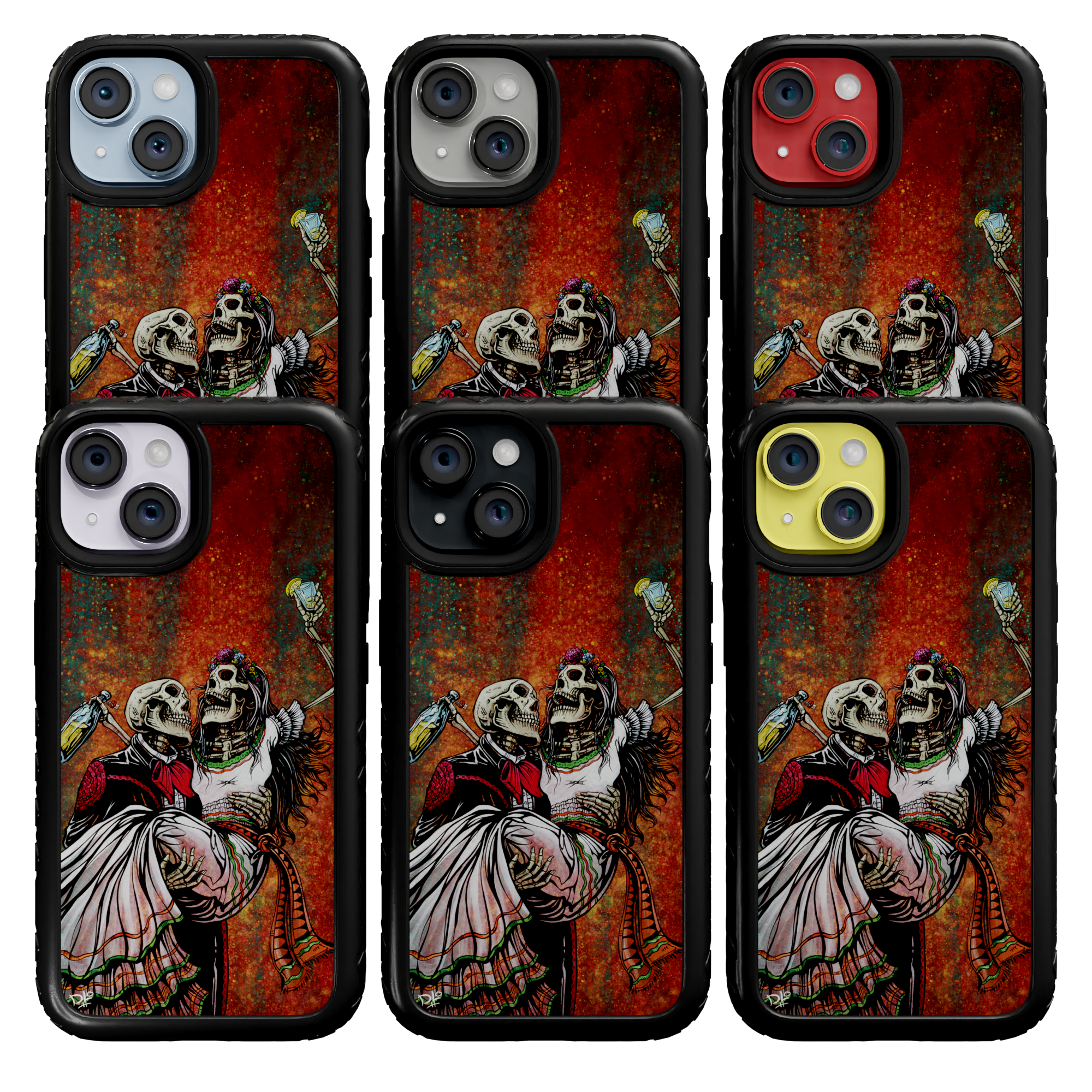 Bottoms Up by David Lozeau | iPhone 14 Series | Shock-Absorbent MagSafe® Case iPhone 14 Pro Max / Onyx Black