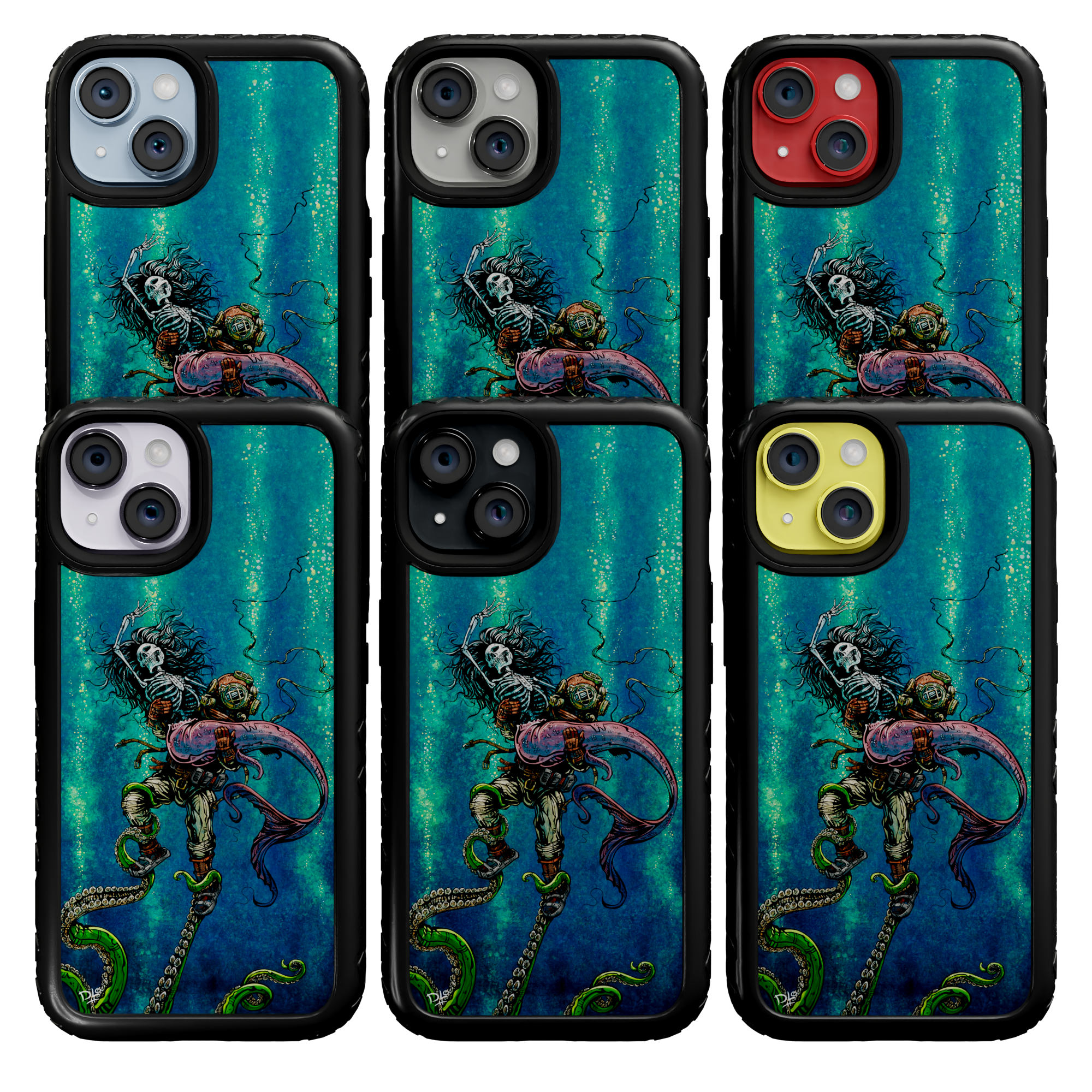 Catch or Release by David Lozeau | iPhone 14 Series | Shock-Absorbent MagSafe® Case iPhone 14 Pro Max / Onyx Black