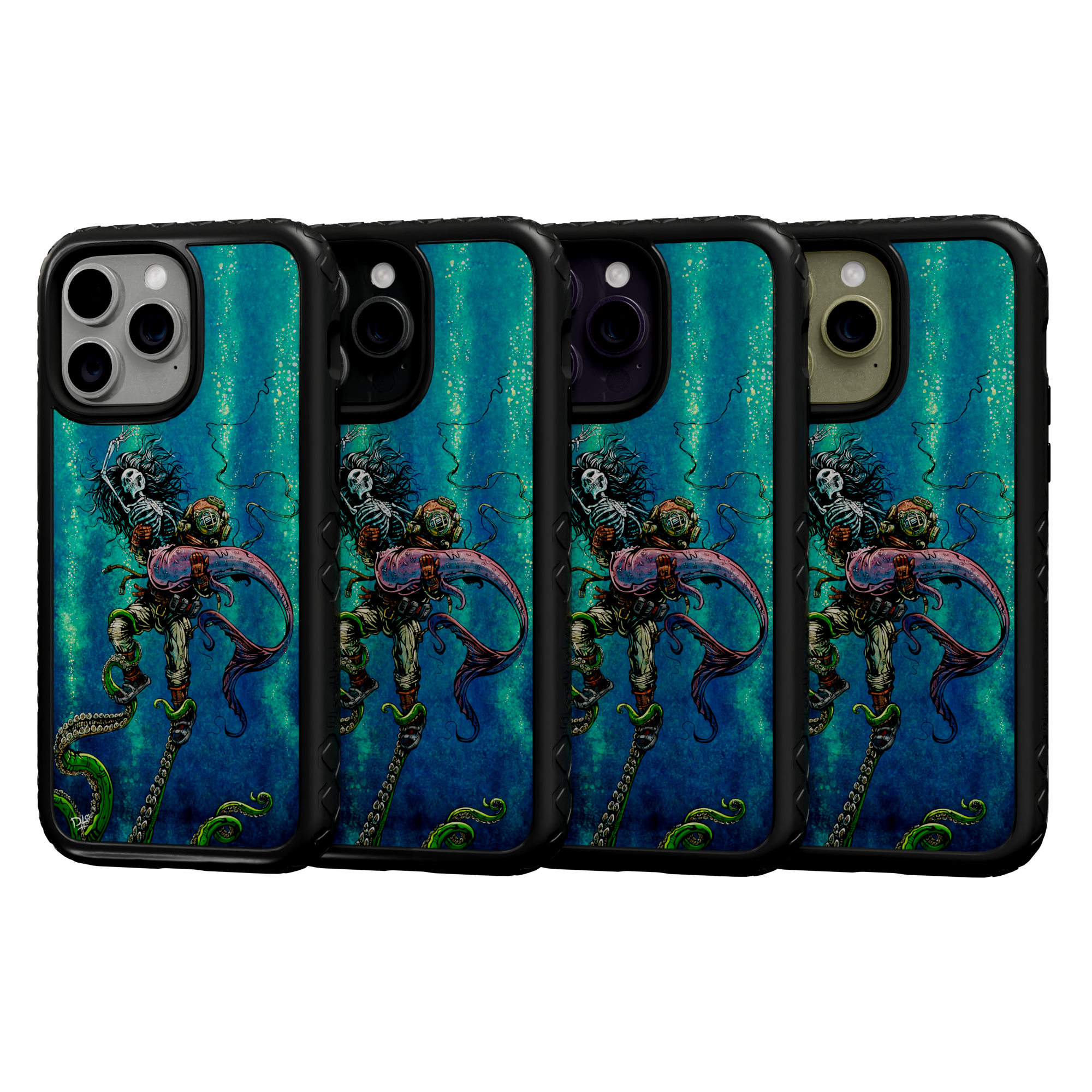 Catch or Release by David Lozeau | iPhone 14 Series | Shock-Absorbent MagSafe® Case iPhone 14 Pro Max / Onyx Black