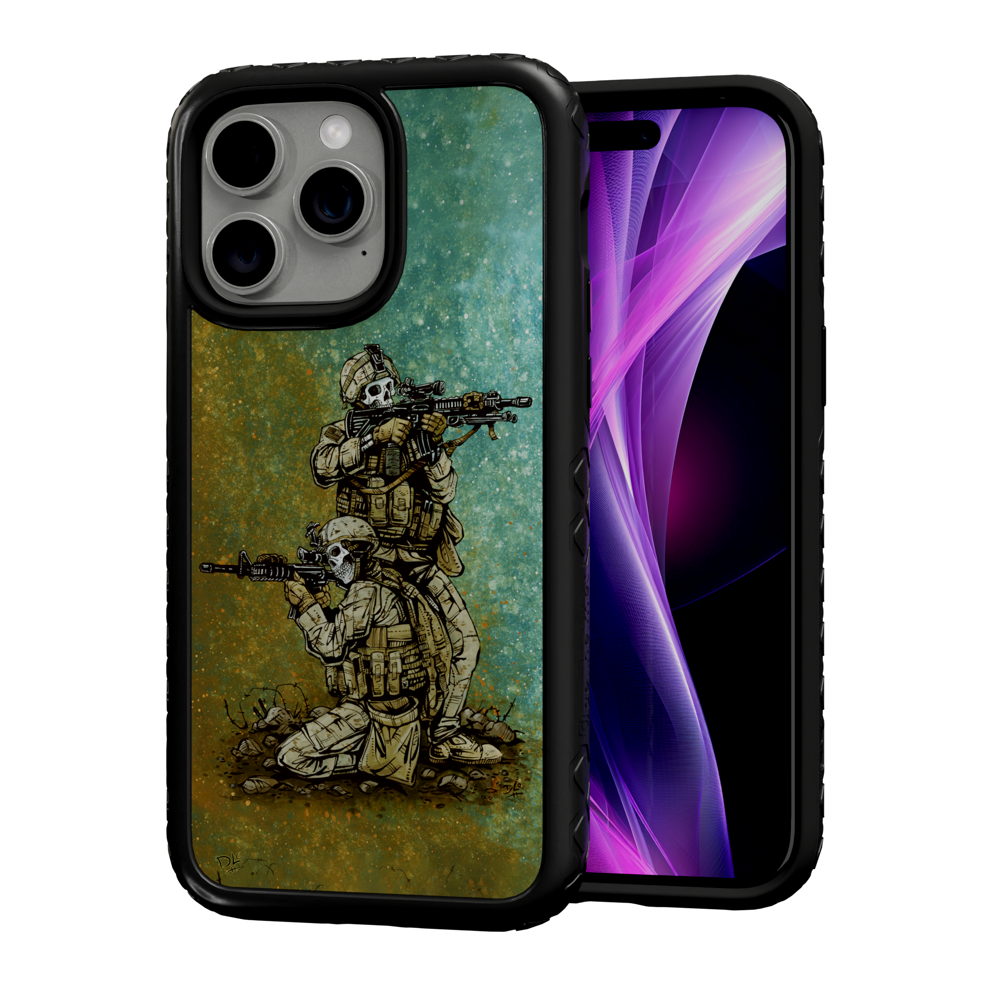 Got Your Six by David Lozeau | iPhone 14 Series | Shock-Absorbent MagSafe® Case iPhone 14 Pro Max / Onyx Black