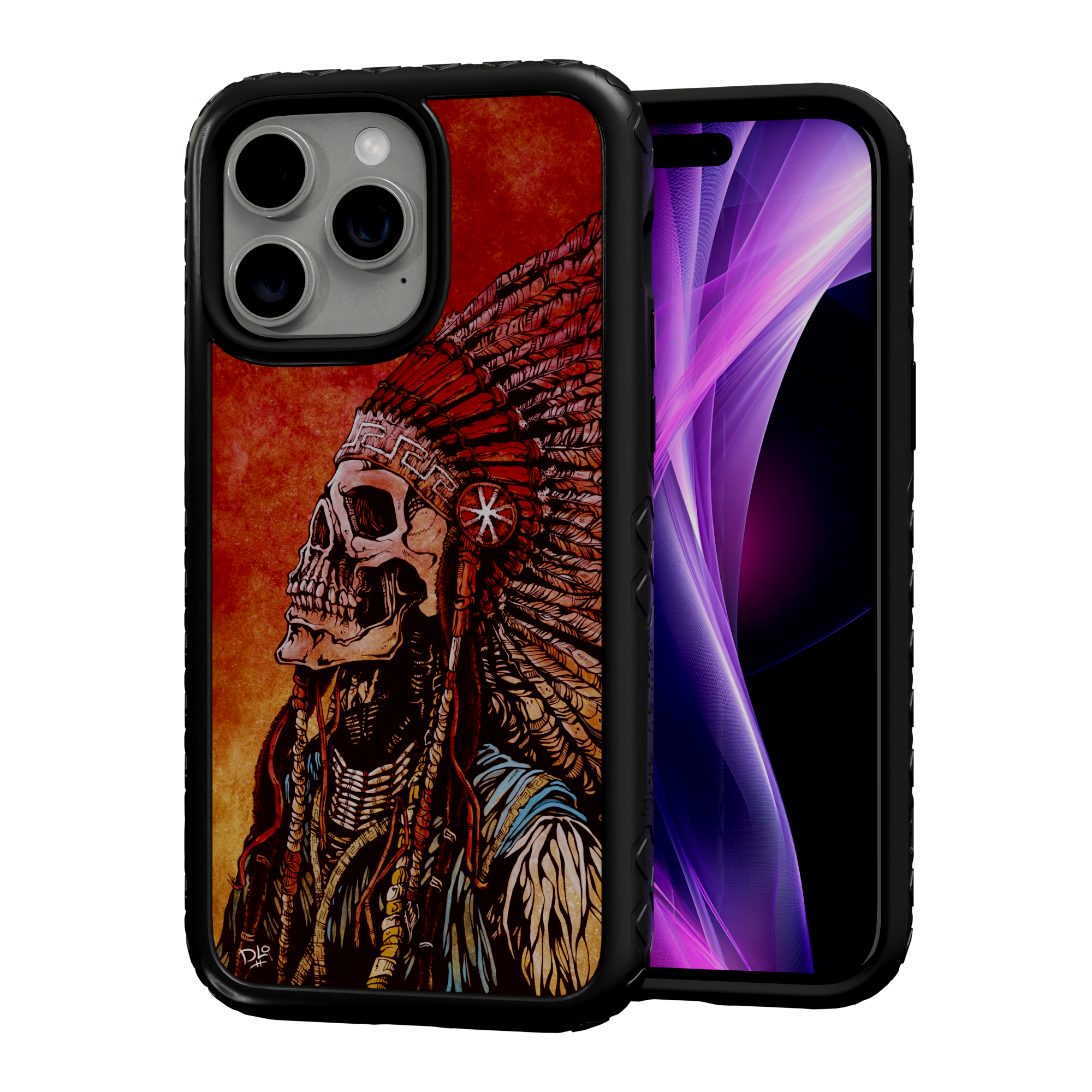 Spirit of a Nation by David Lozeau | iPhone 14 Series | Shock-Absorbent MagSafe® Case iPhone 14 Pro Max / Onyx Black