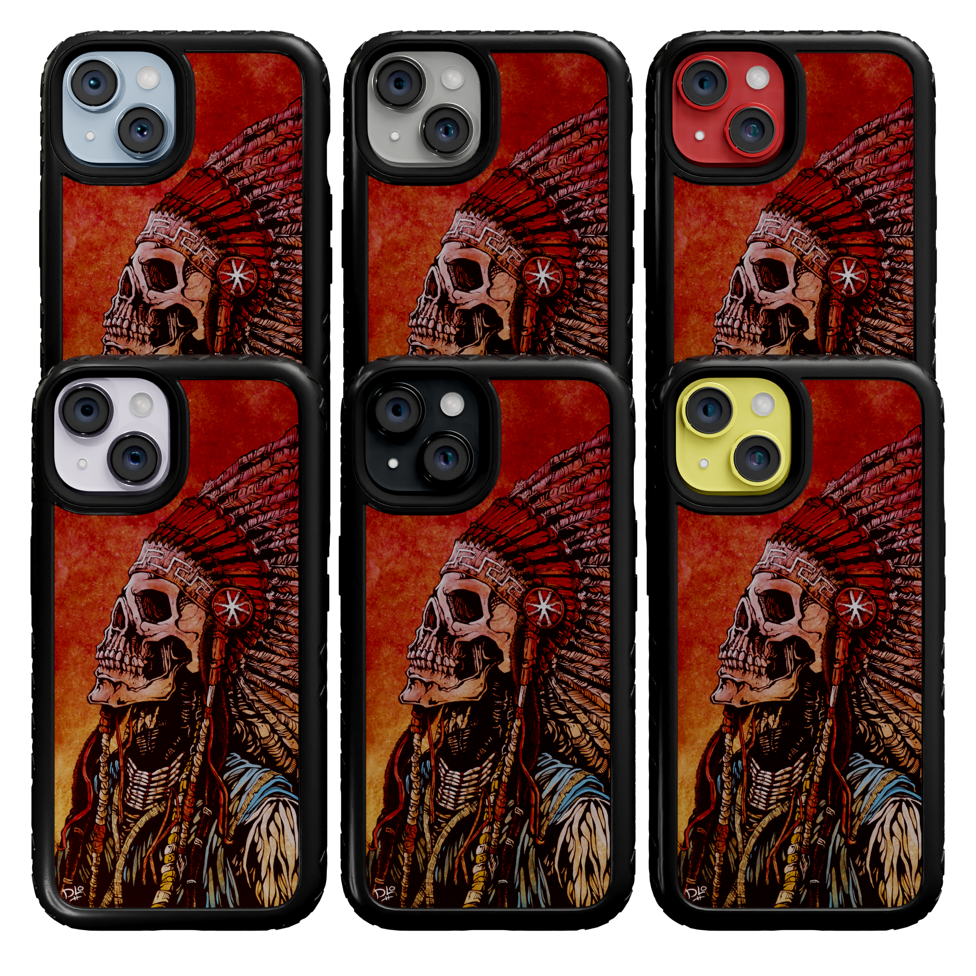 Spirit of a Nation by David Lozeau | iPhone 14 Series | Shock-Absorbent MagSafe® Case iPhone 14 Pro Max / Onyx Black