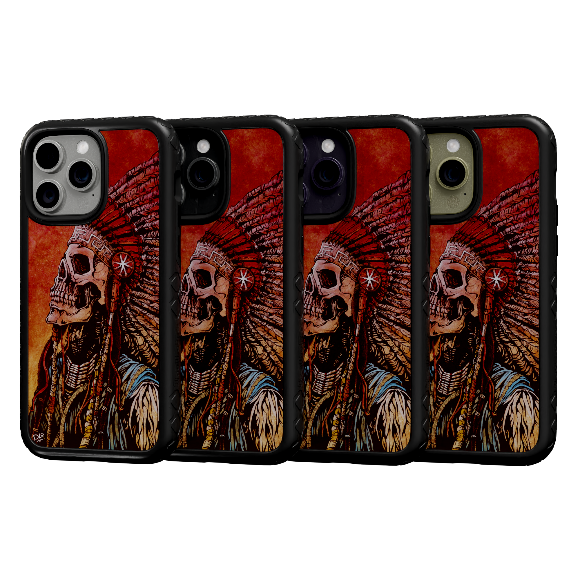 Spirit of a Nation by David Lozeau | iPhone 14 Series | Shock-Absorbent MagSafe® Case iPhone 14 Pro Max / Onyx Black