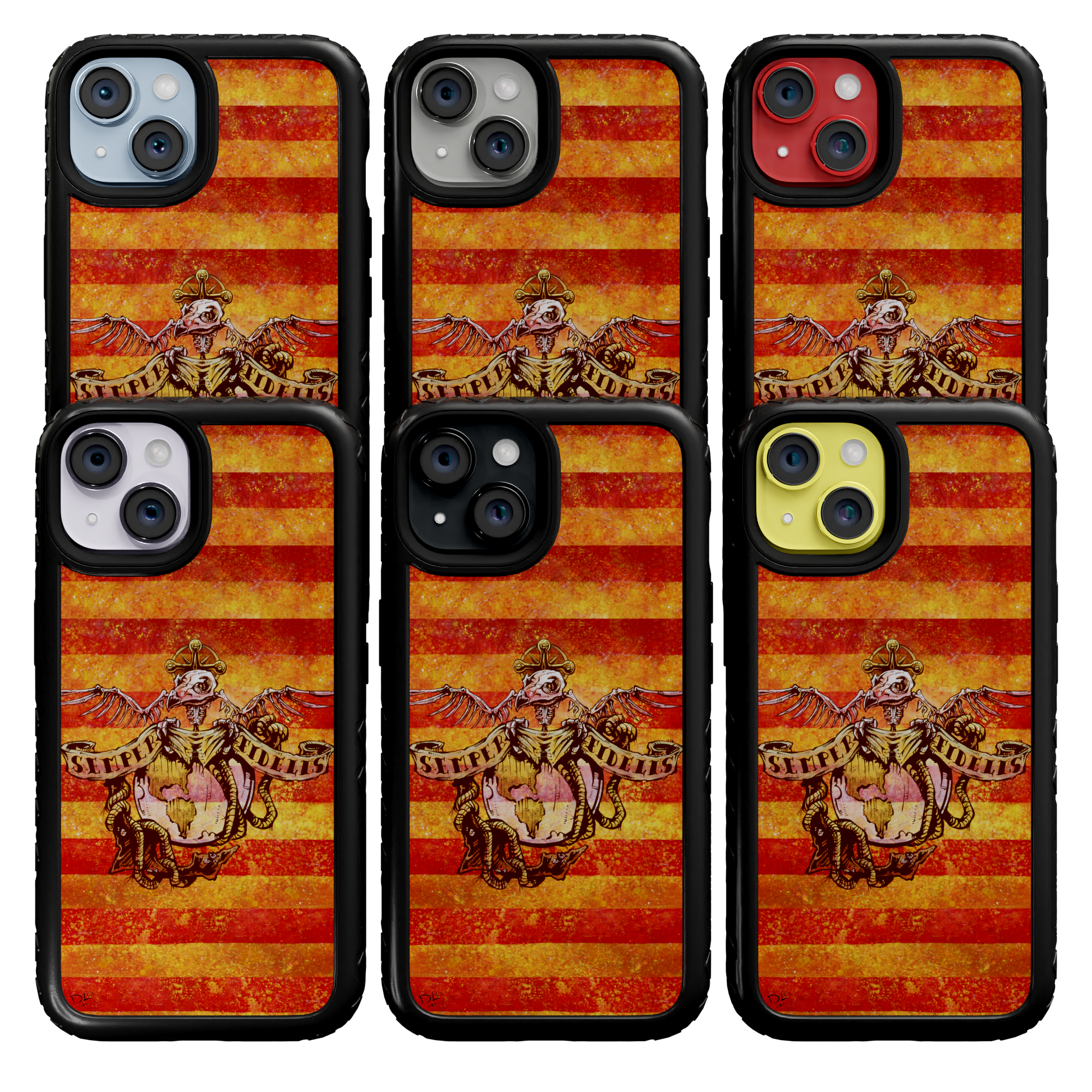 Semper Fidelis by David Lozeau | iPhone 14 Series | Shock-Absorbent MagSafe® Case iPhone 14 Pro Max / Onyx Black