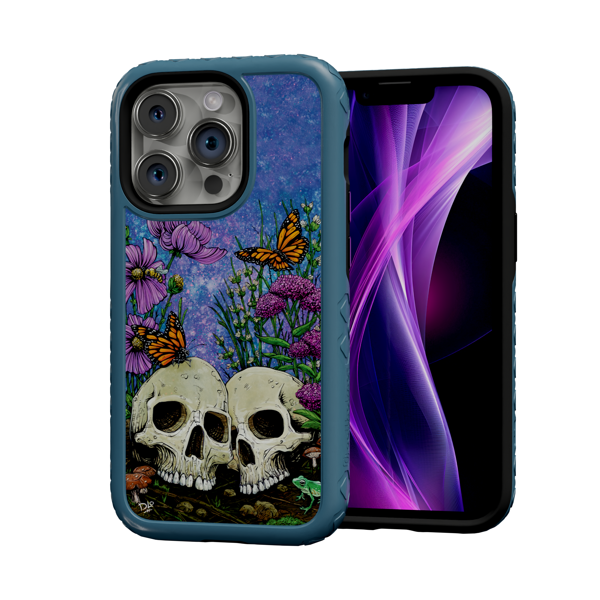 Together Forever by David Lozeau | iPhone 14 Series | Shock-Absorbent MagSafe® Case iPhone 14 Pro / Deep Sea Blue