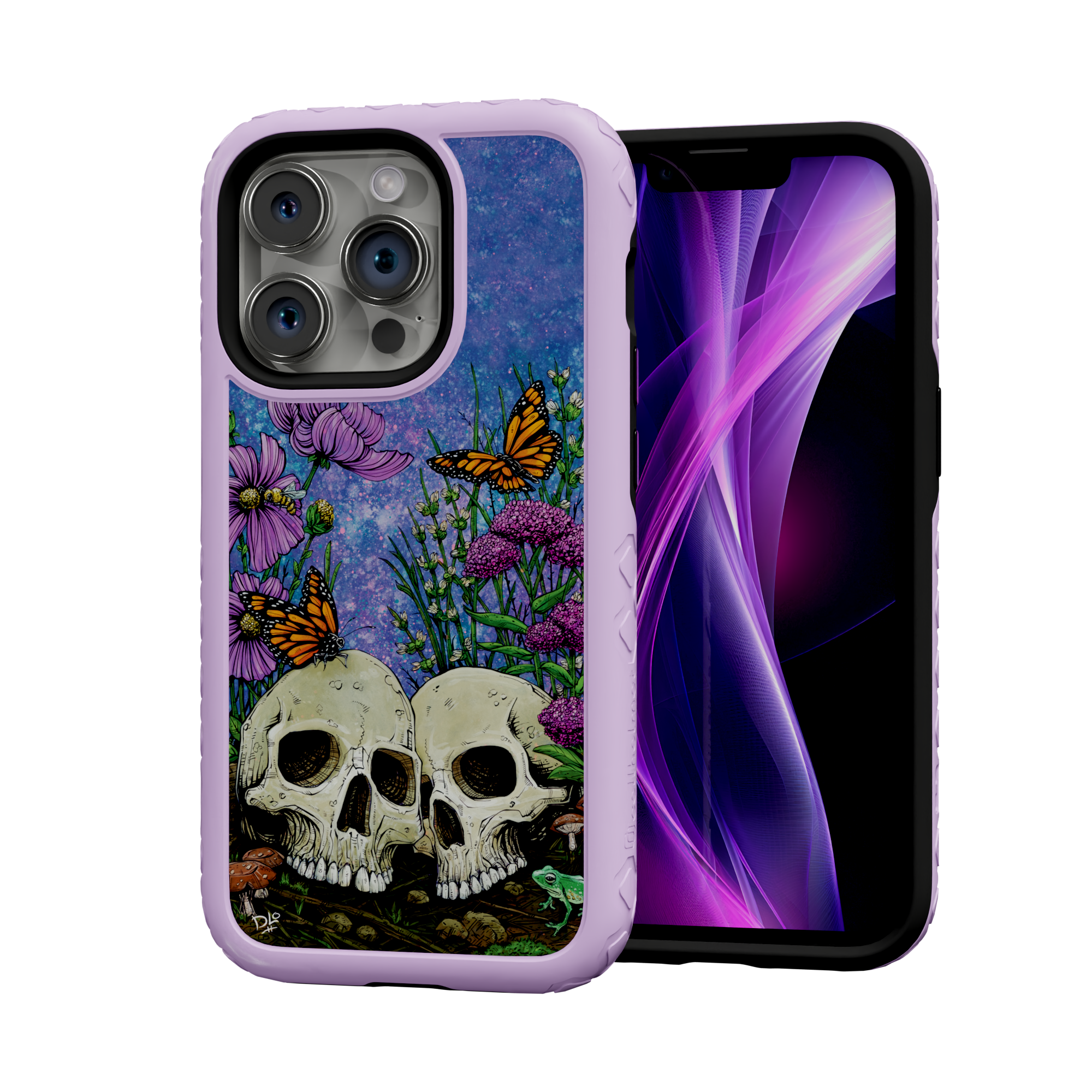 Together Forever by David Lozeau | iPhone 14 Series | Shock-Absorbent MagSafe® Case iPhone 14 Pro / Lilac Blossom Purple