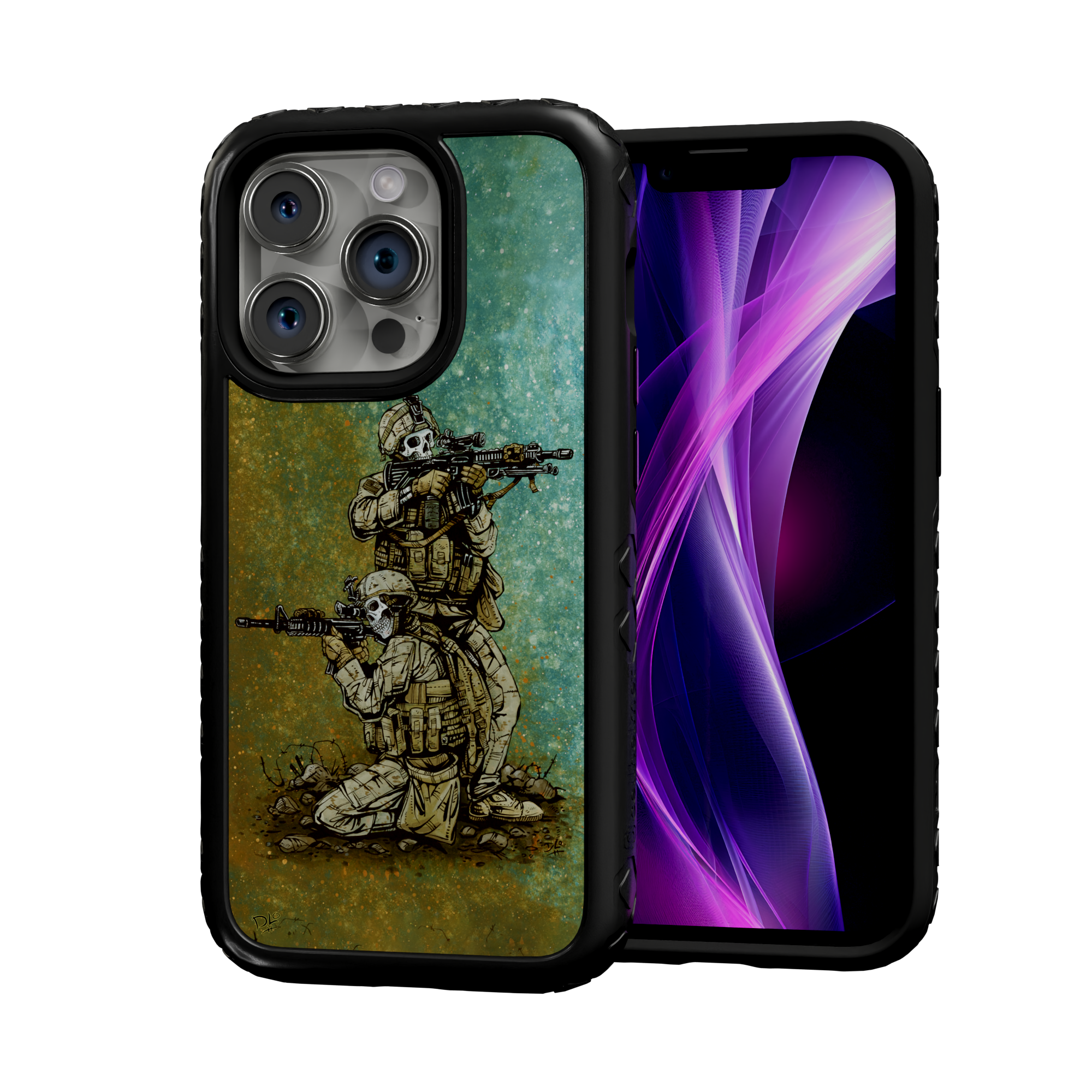 Got Your Six by David Lozeau | iPhone 14 Series | Shock-Absorbent MagSafe® Case iPhone 14 Pro / Onyx Black