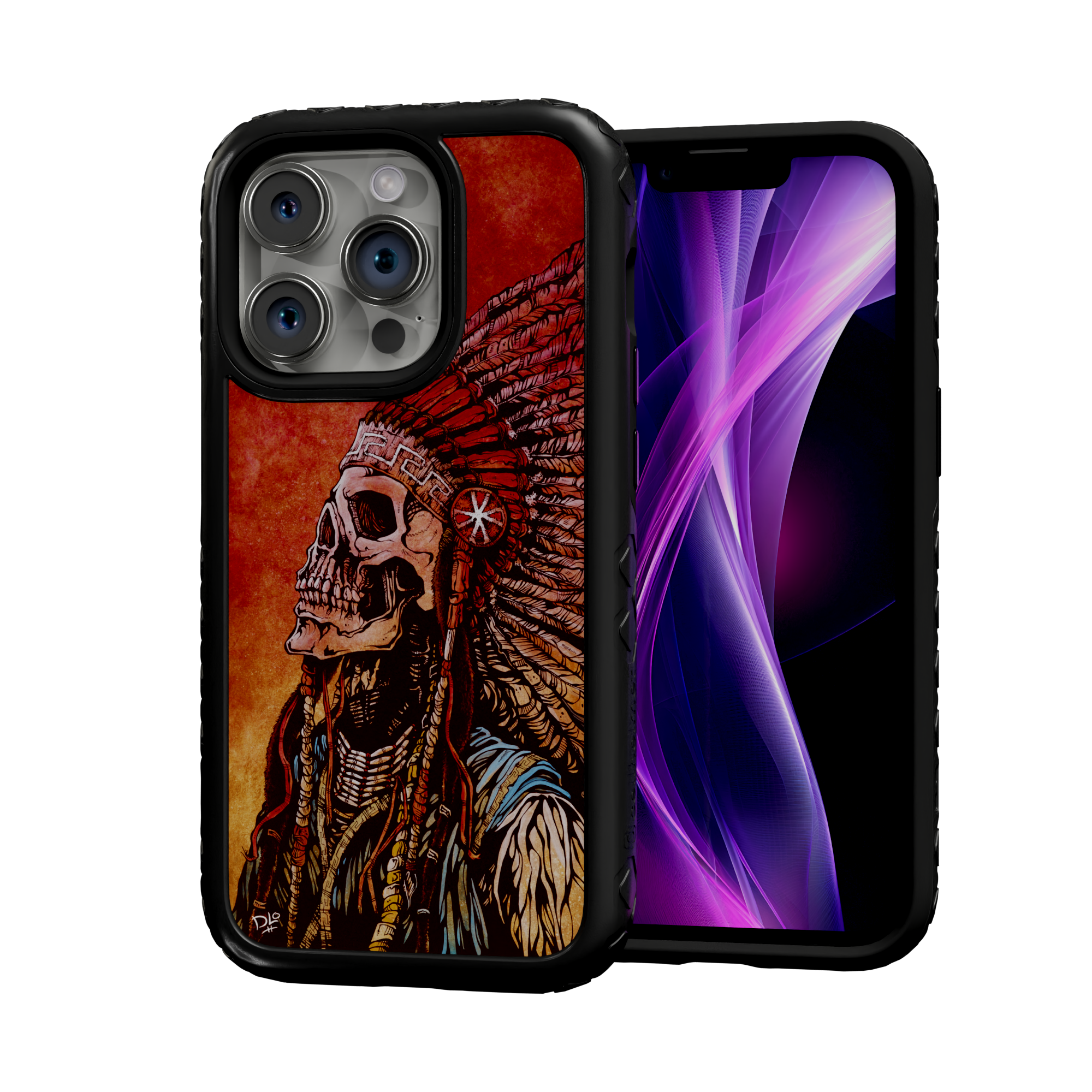 Spirit of a Nation by David Lozeau | iPhone 14 Series | Shock-Absorbent MagSafe® Case iPhone 14 Pro / Onyx Black