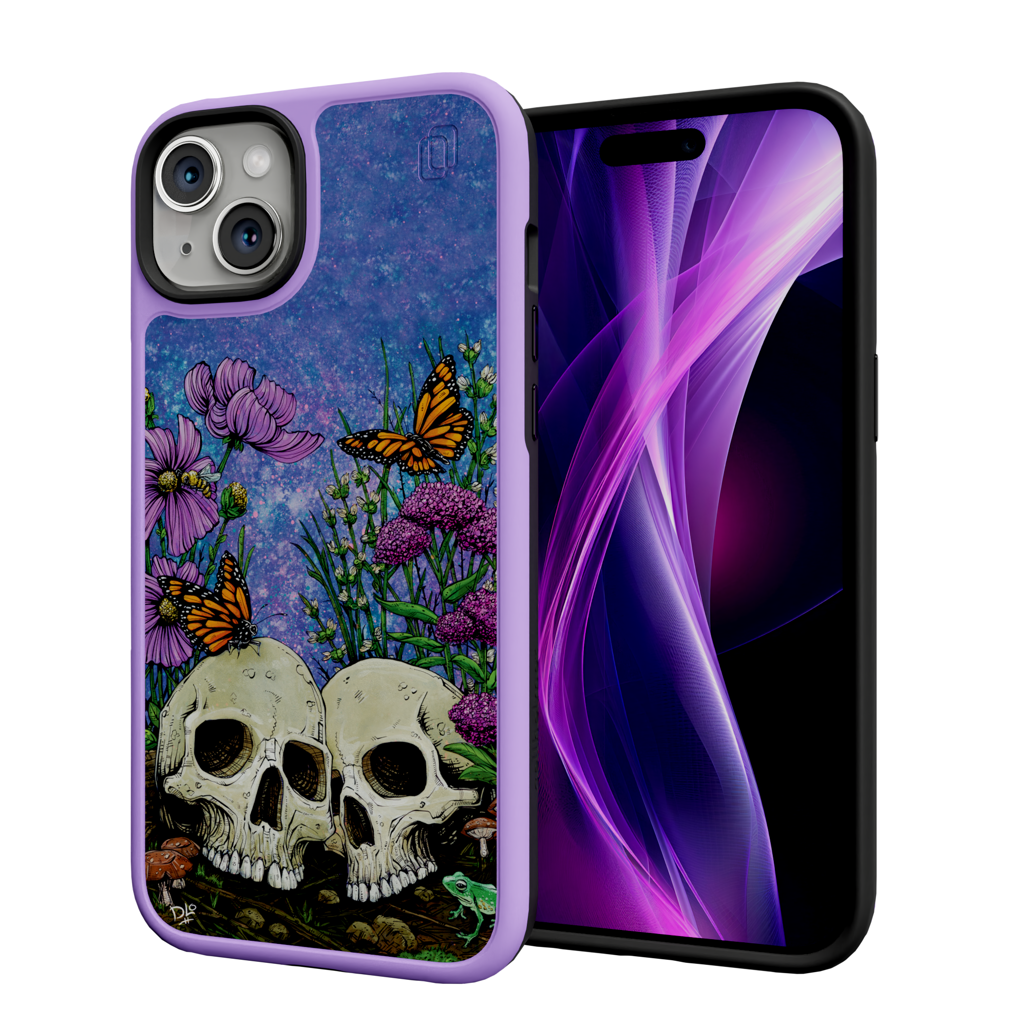 Together Forever by David Lozeau | iPhone 15 Series | Shock-Absorbent MagSafe® Case iPhone 15 Plus / Midnight Lilac