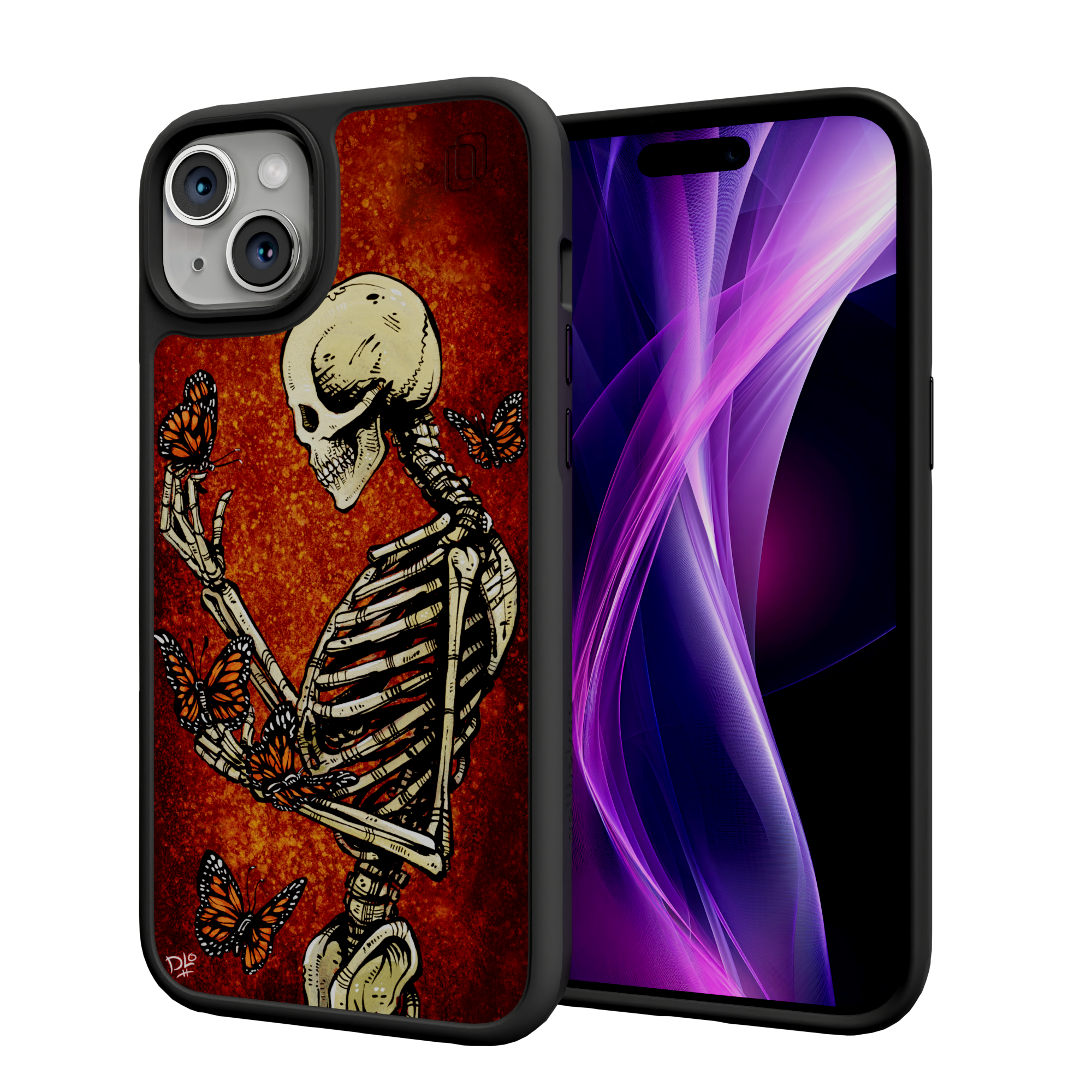 Metamorphosis by David Lozeau | iPhone 15 Series | Shock-Absorbent MagSafe® Case iPhone 15 Plus / Onyx Black