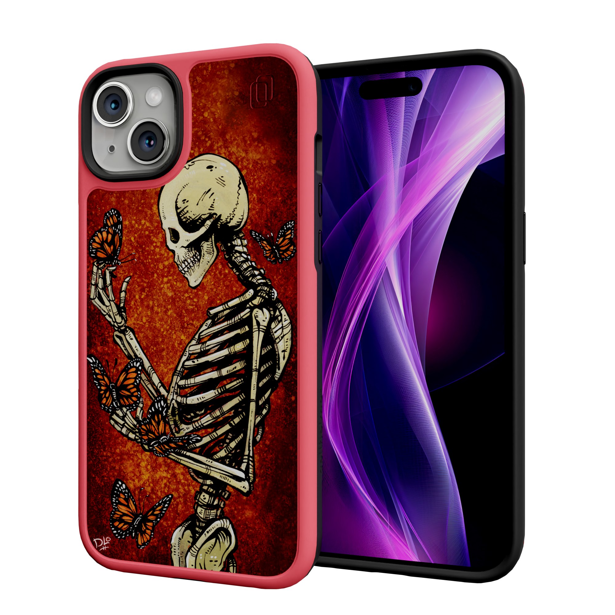 Metamorphosis by David Lozeau | iPhone 15 Series | Shock-Absorbent MagSafe® Case iPhone 15 Plus / Scarlet Red