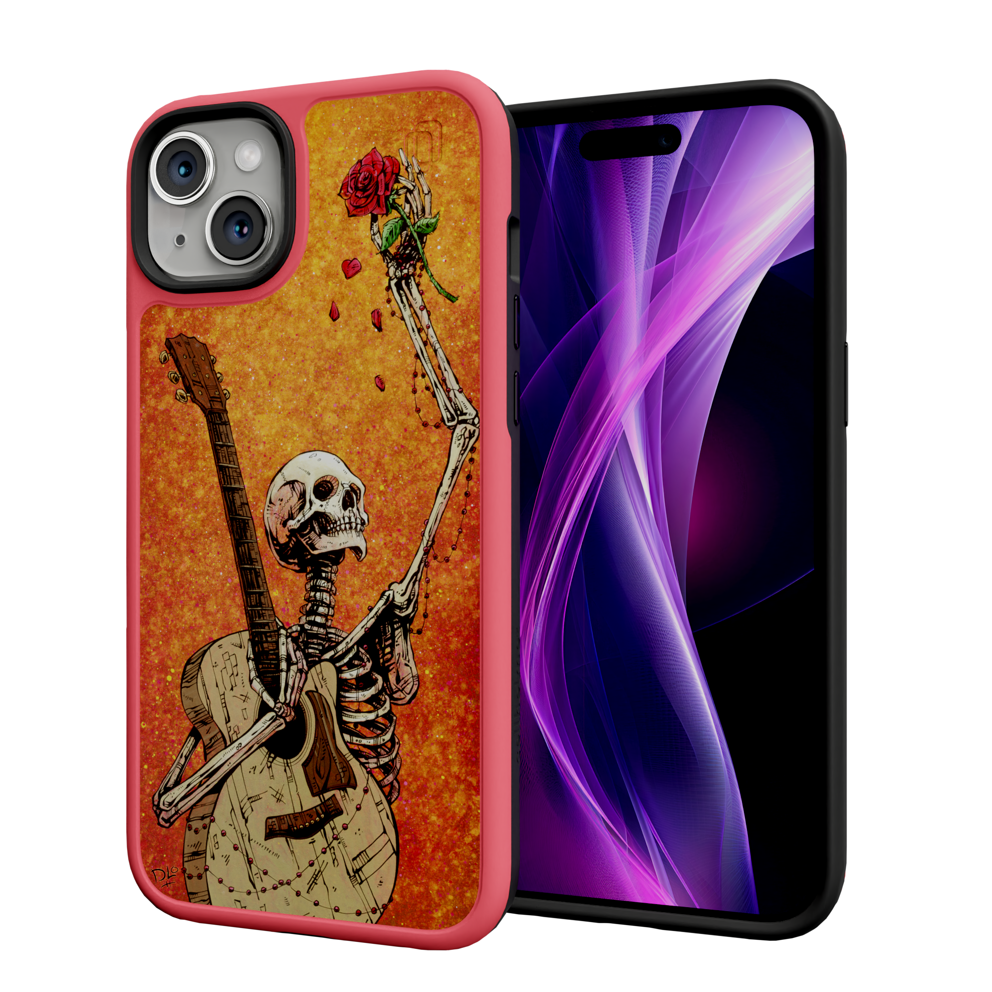 Until the Last Note by David Lozeau | iPhone 15 Series | Shock-Absorbent MagSafe® Case iPhone 15 Plus / Scarlet Red