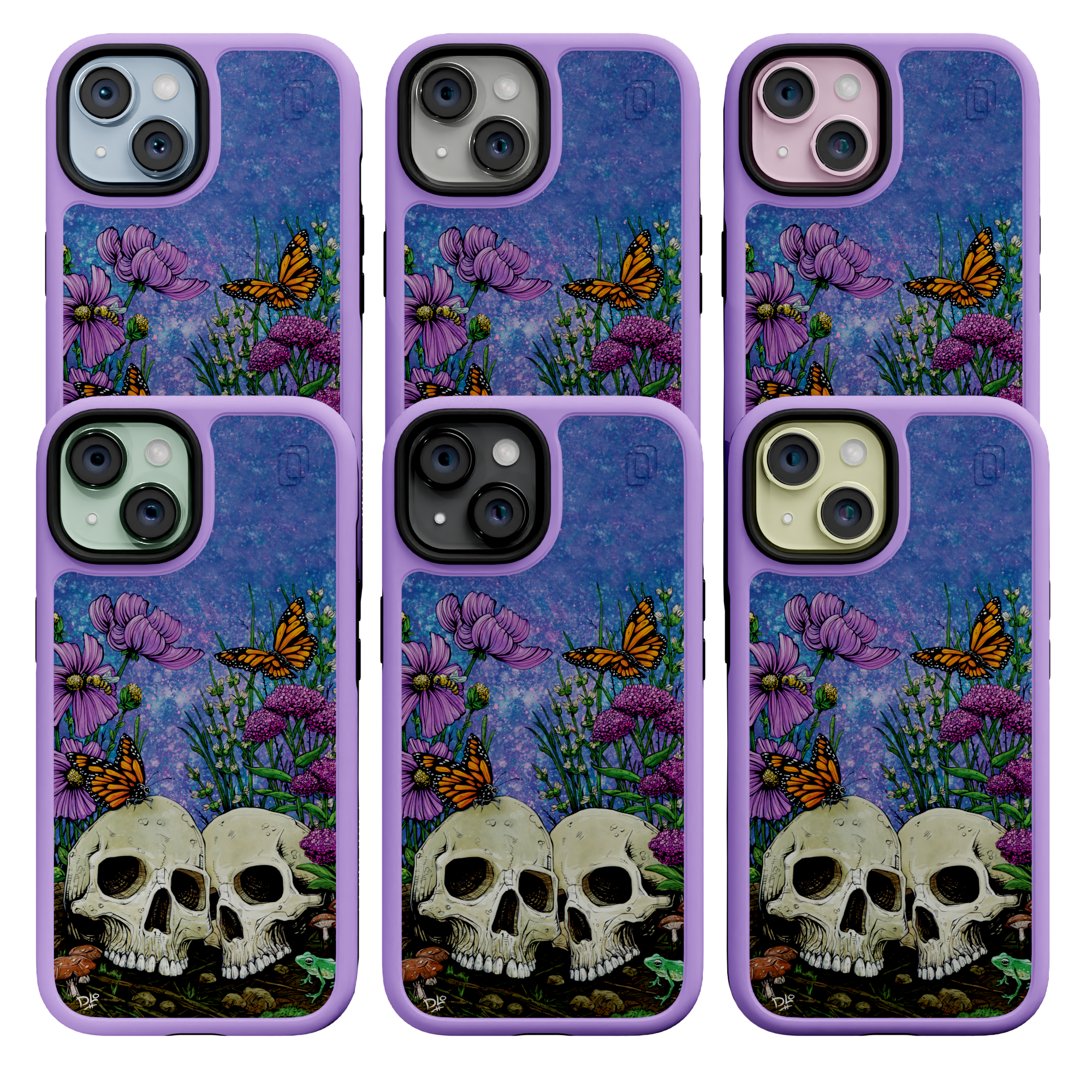 Together Forever by David Lozeau | iPhone 15 Series | Shock-Absorbent MagSafe® Case iPhone 15 Pro Max / Midnight Lilac