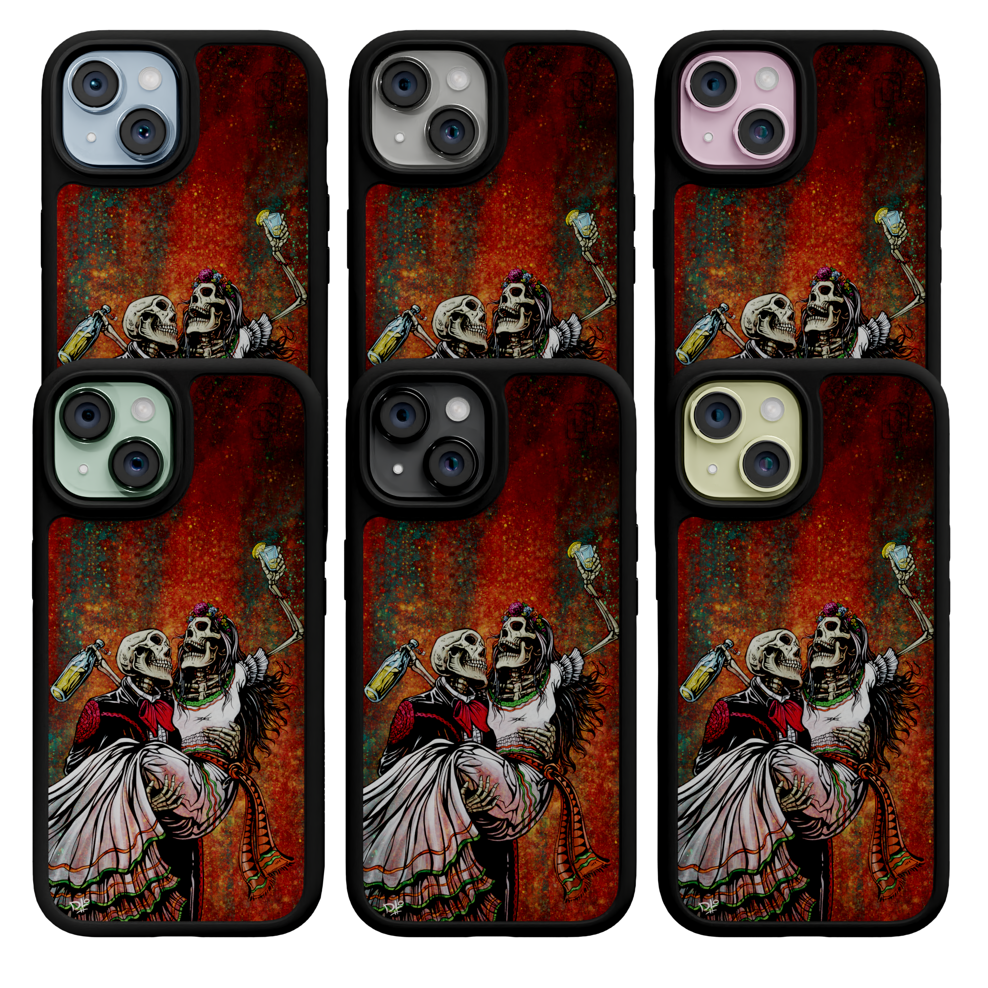 Bottoms Up by David Lozeau | iPhone 15 Series | Shock-Absorbent MagSafe® Case iPhone 15 Pro Max / Onyx Black