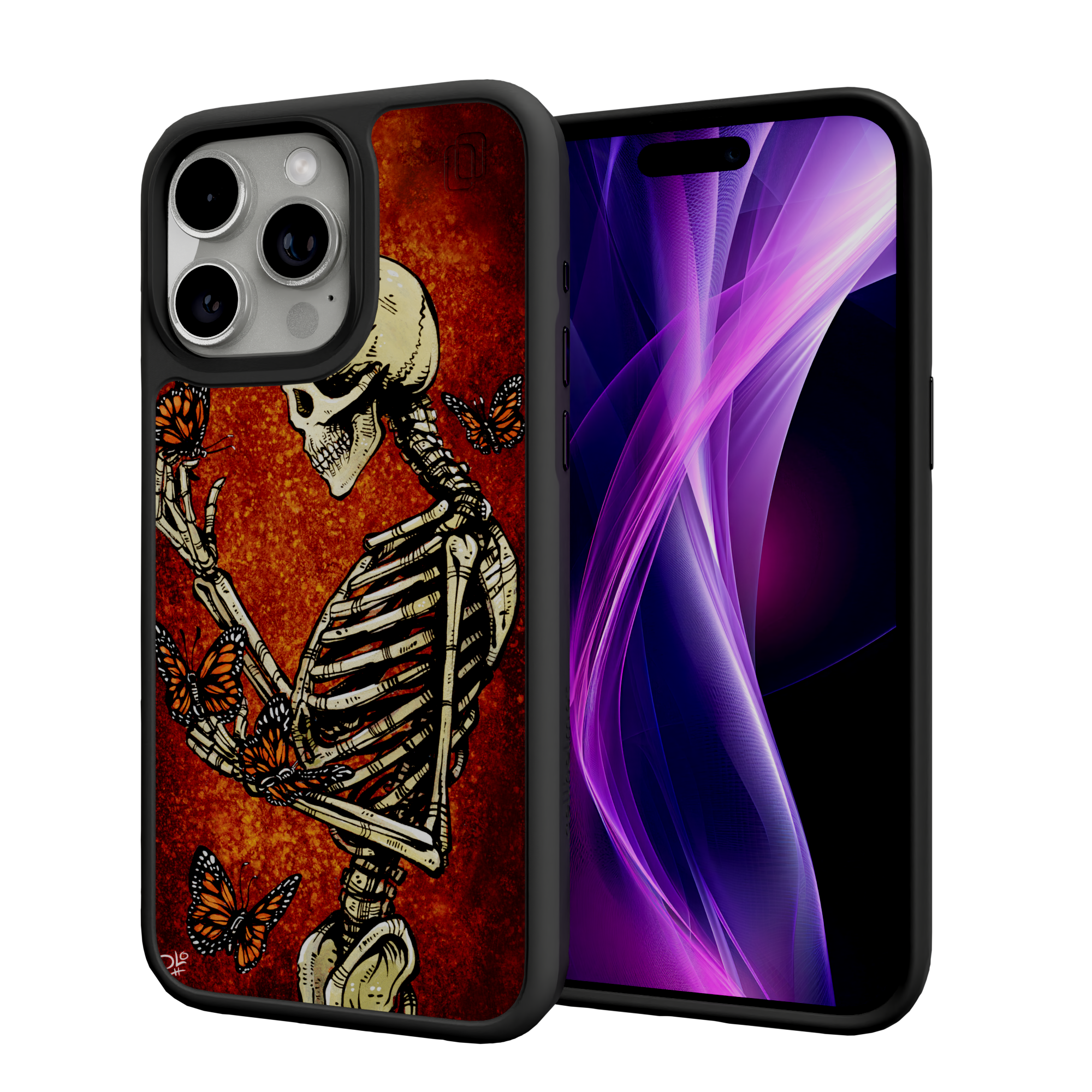 Metamorphosis by David Lozeau | iPhone 15 Series | Shock-Absorbent MagSafe® Case iPhone 15 Pro Max / Onyx Black