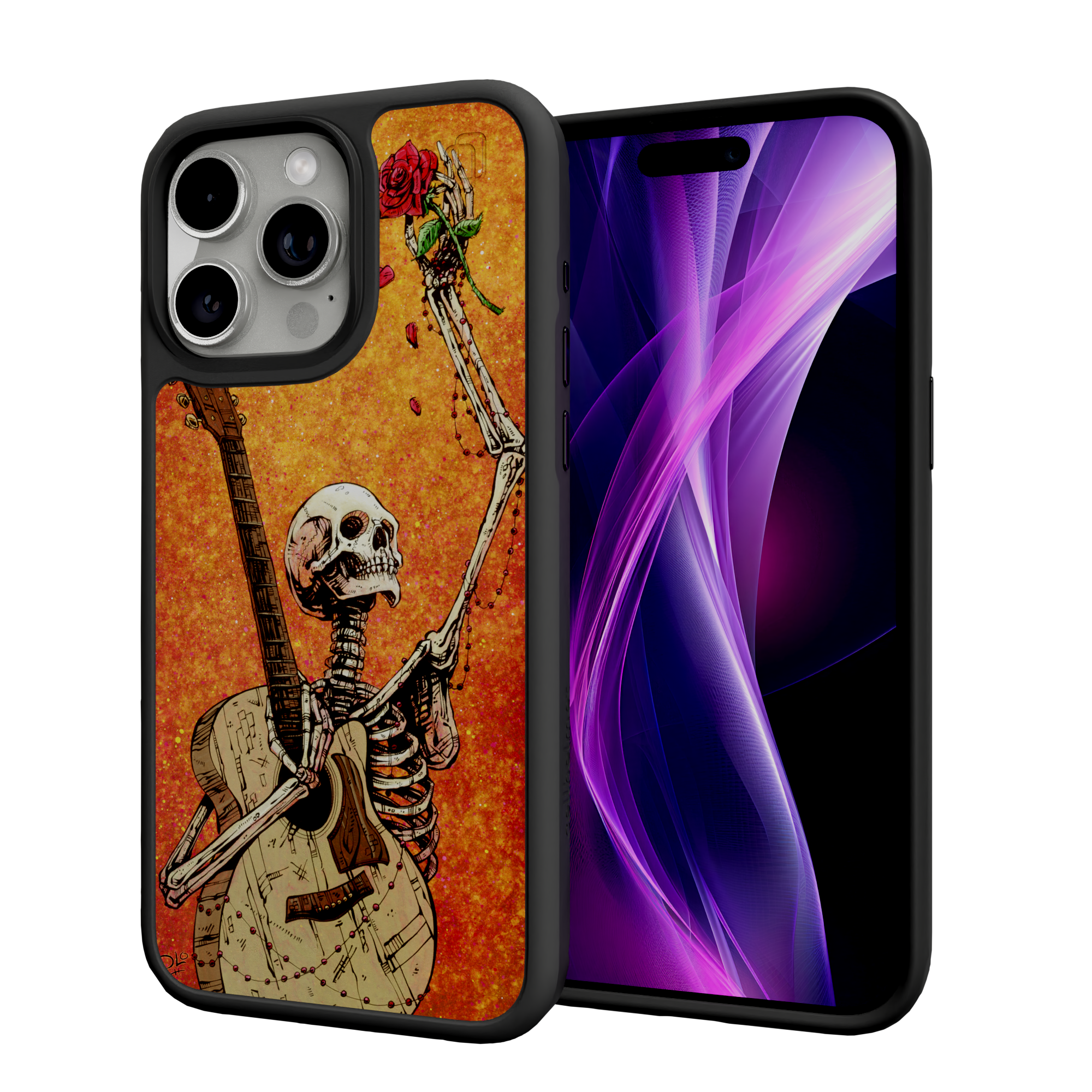 Until the Last Note by David Lozeau | iPhone 15 Series | Shock-Absorbent MagSafe® Case iPhone 15 Pro Max / Onyx Black