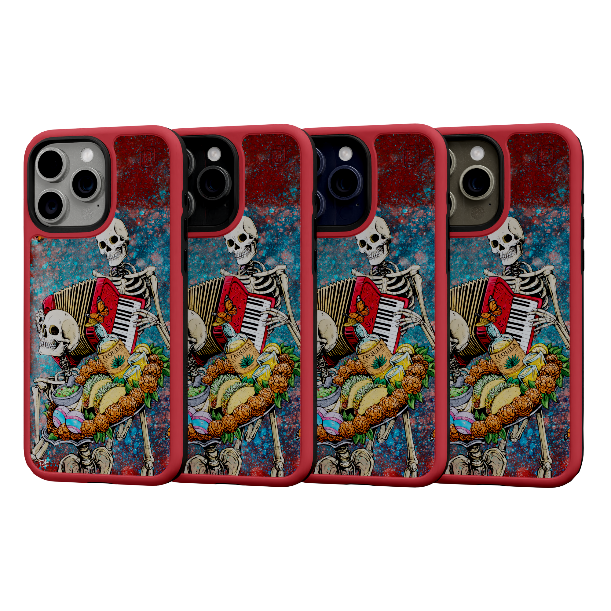 Bounty of Life by David Lozeau | iPhone 15 Series | Shock-Absorbent MagSafe® Case iPhone 15 Pro Max / Scarlet Red