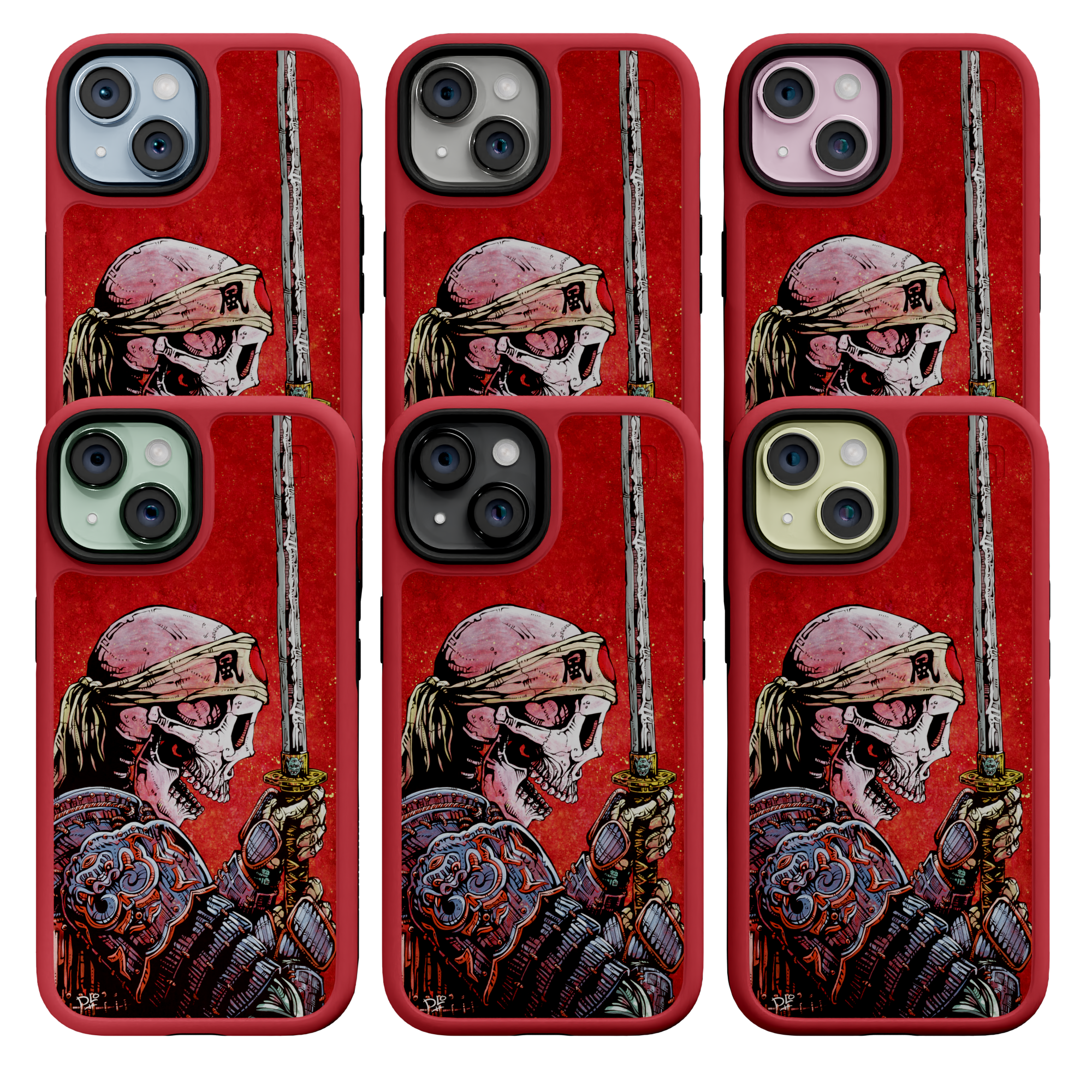 Honor by David Lozeau | iPhone 15 Series | Shock-Absorbent MagSafe® Case iPhone 15 Pro Max / Scarlet Red