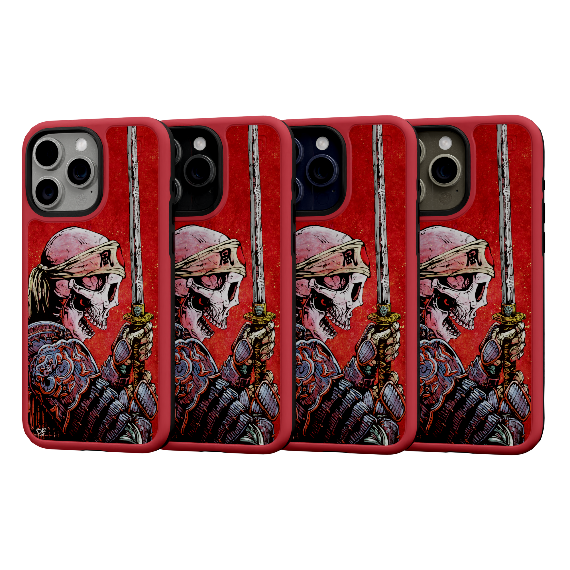 Honor by David Lozeau | iPhone 15 Series | Shock-Absorbent MagSafe® Case iPhone 15 Pro Max / Scarlet Red