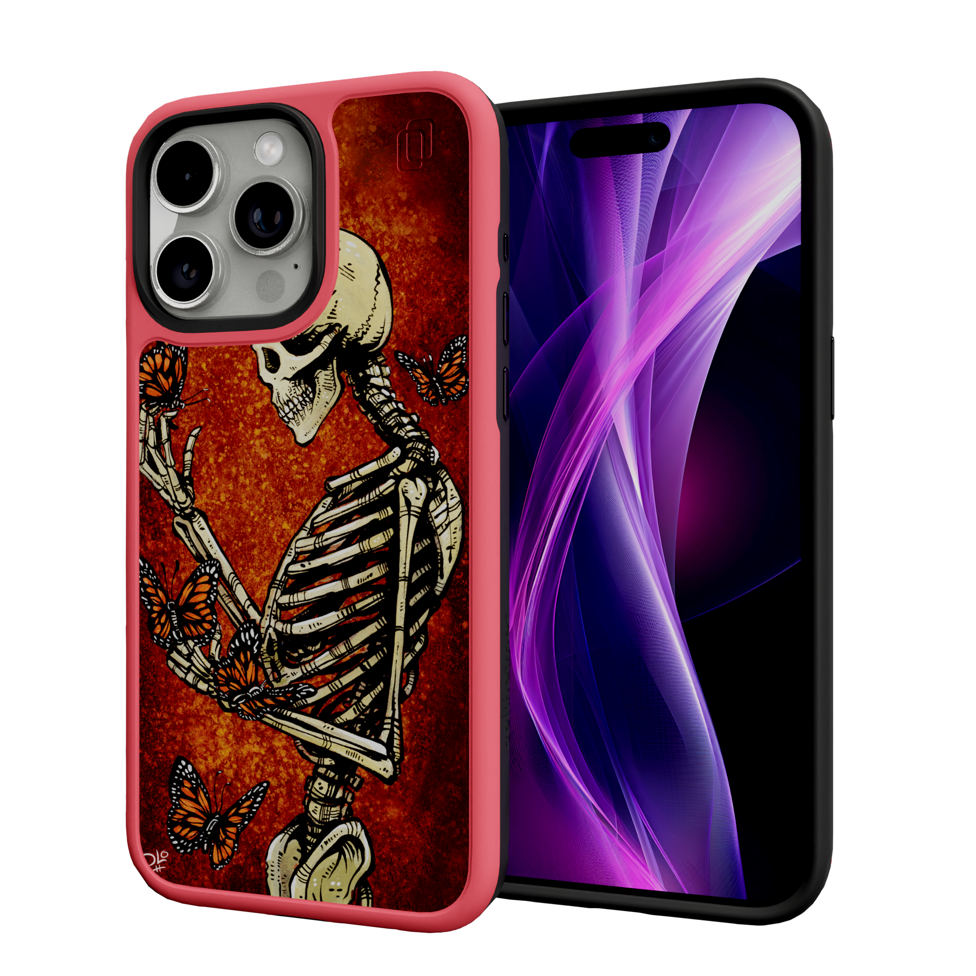 Metamorphosis by David Lozeau | iPhone 15 Series | Shock-Absorbent MagSafe® Case iPhone 15 Pro Max / Scarlet Red