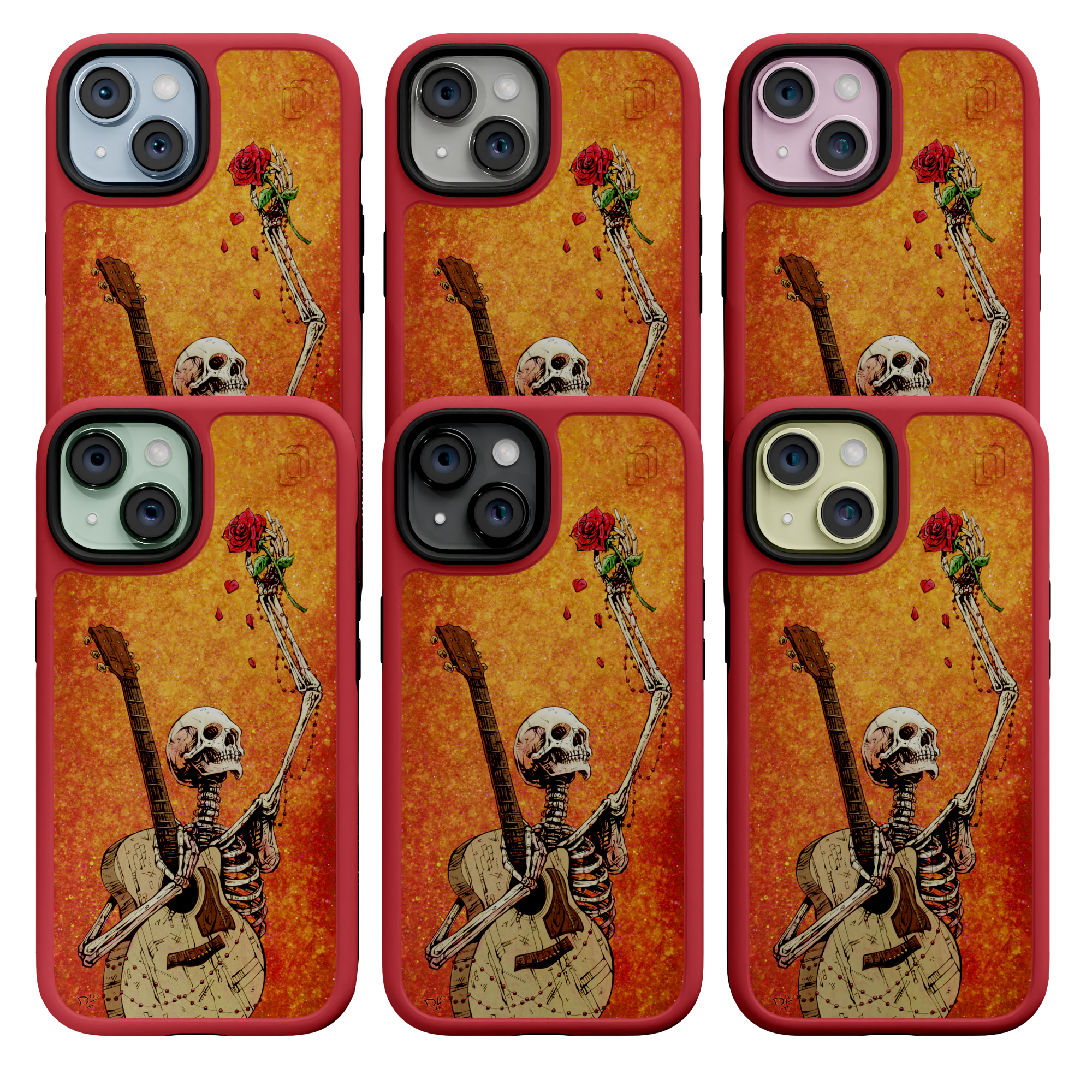 Until the Last Note by David Lozeau | iPhone 15 Series | Shock-Absorbent MagSafe® Case iPhone 15 Pro Max / Scarlet Red